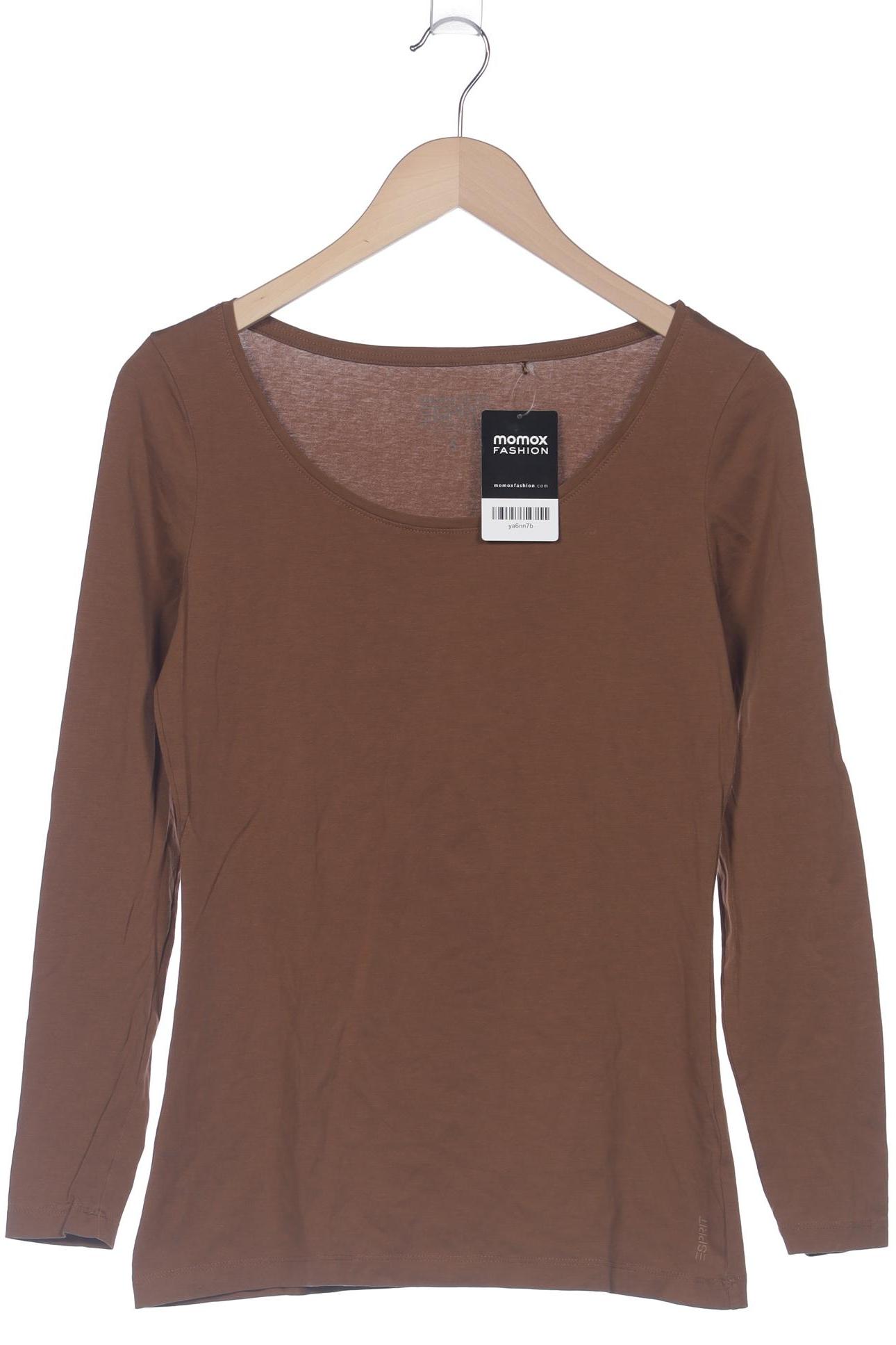 

Esprit Damen Langarmshirt, braun, Gr. 36