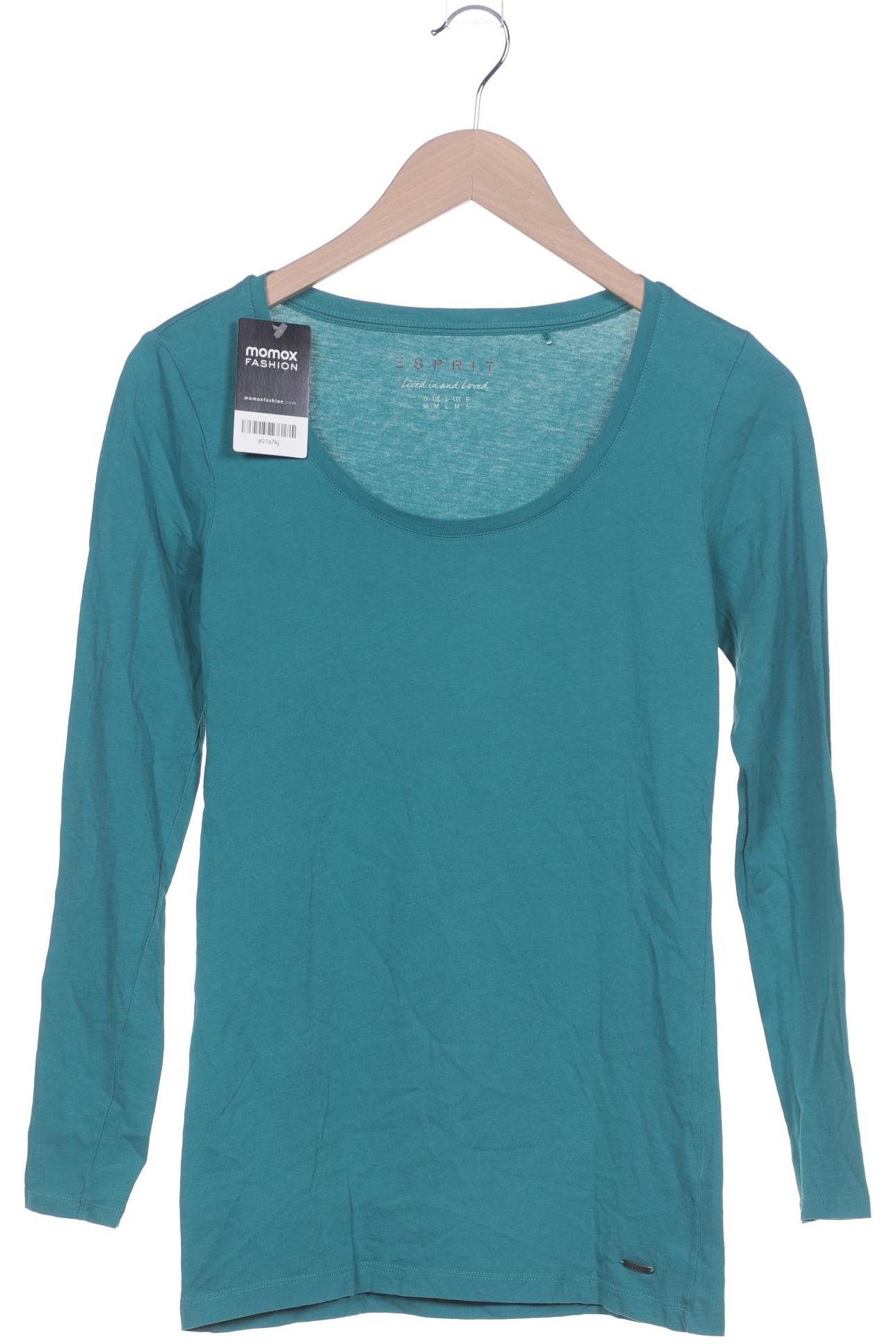 

Esprit Damen Langarmshirt, türkis, Gr. 38