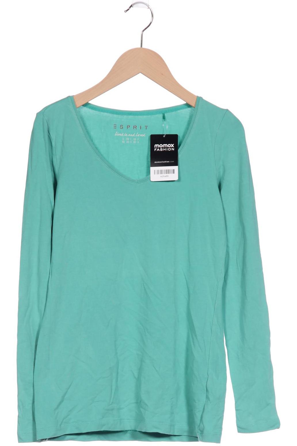 

Esprit Damen Langarmshirt, türkis, Gr. 34