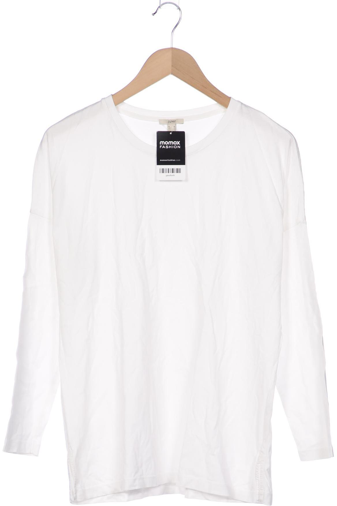 

Esprit Damen Langarmshirt, weiß, Gr. 38