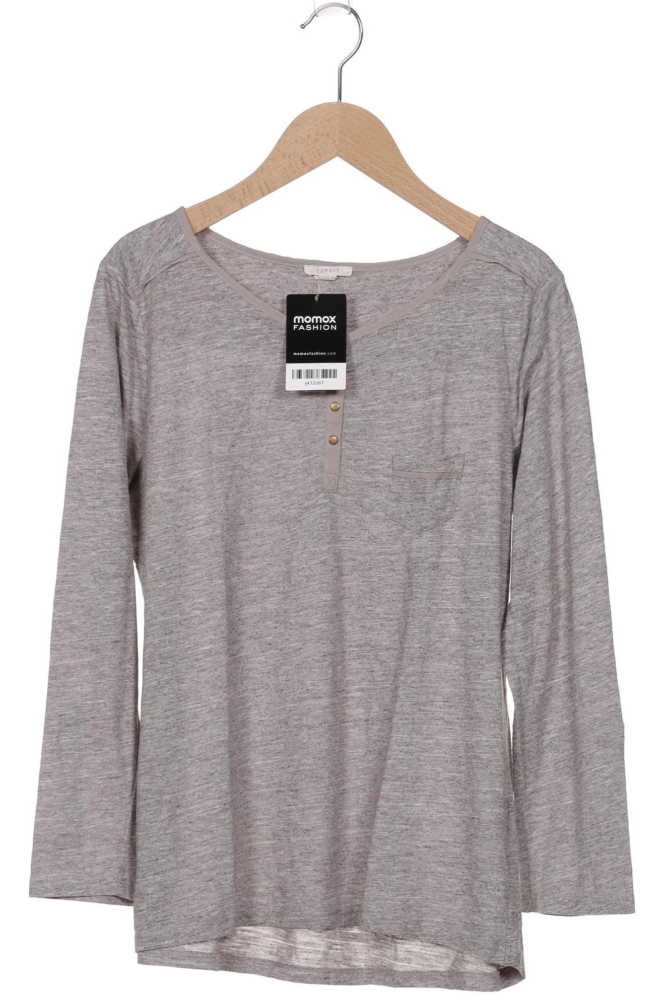

Esprit Damen Langarmshirt, grau, Gr. 36