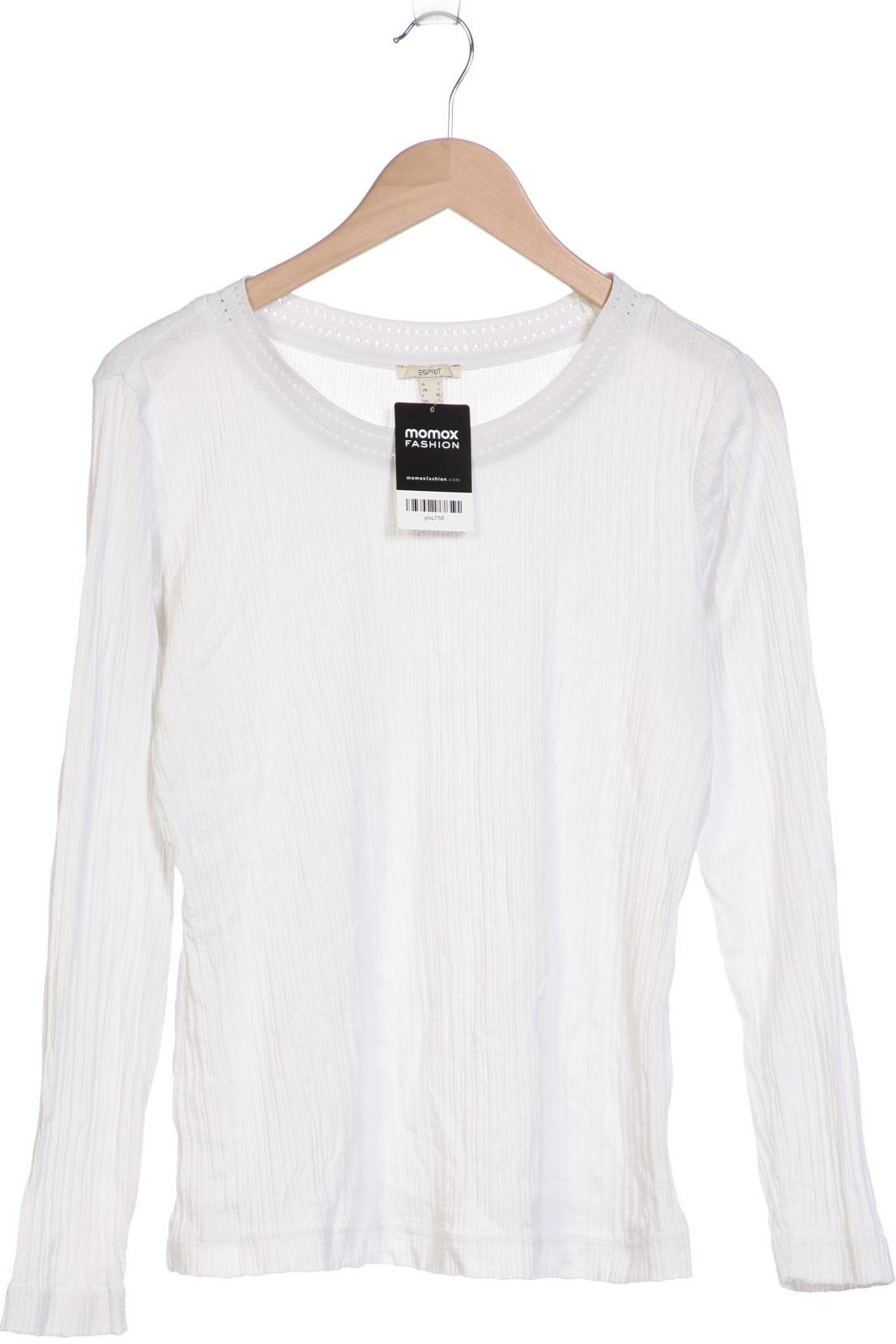 

Esprit Damen Langarmshirt, weiß, Gr. 42