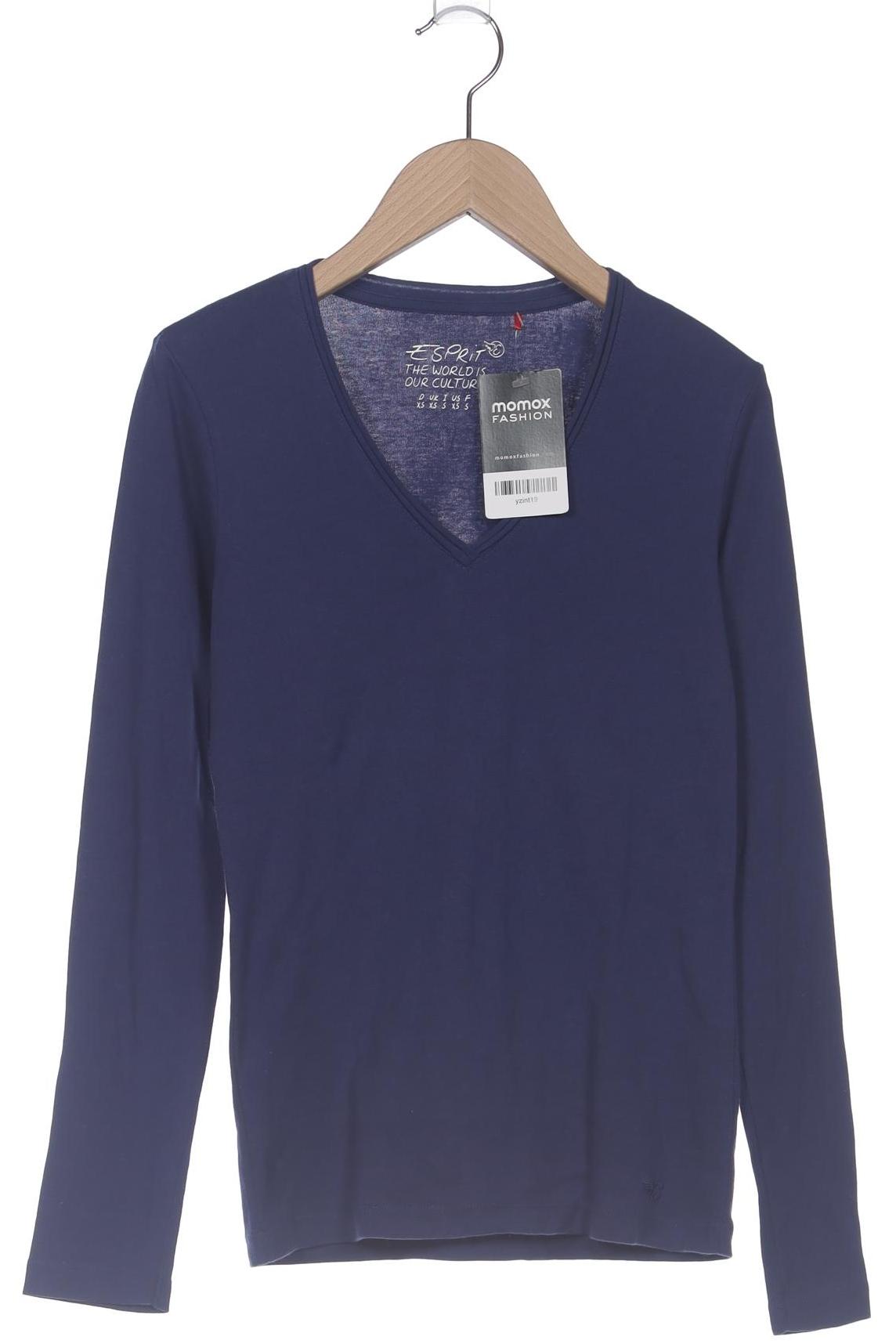

Esprit Damen Langarmshirt, marineblau, Gr. 34