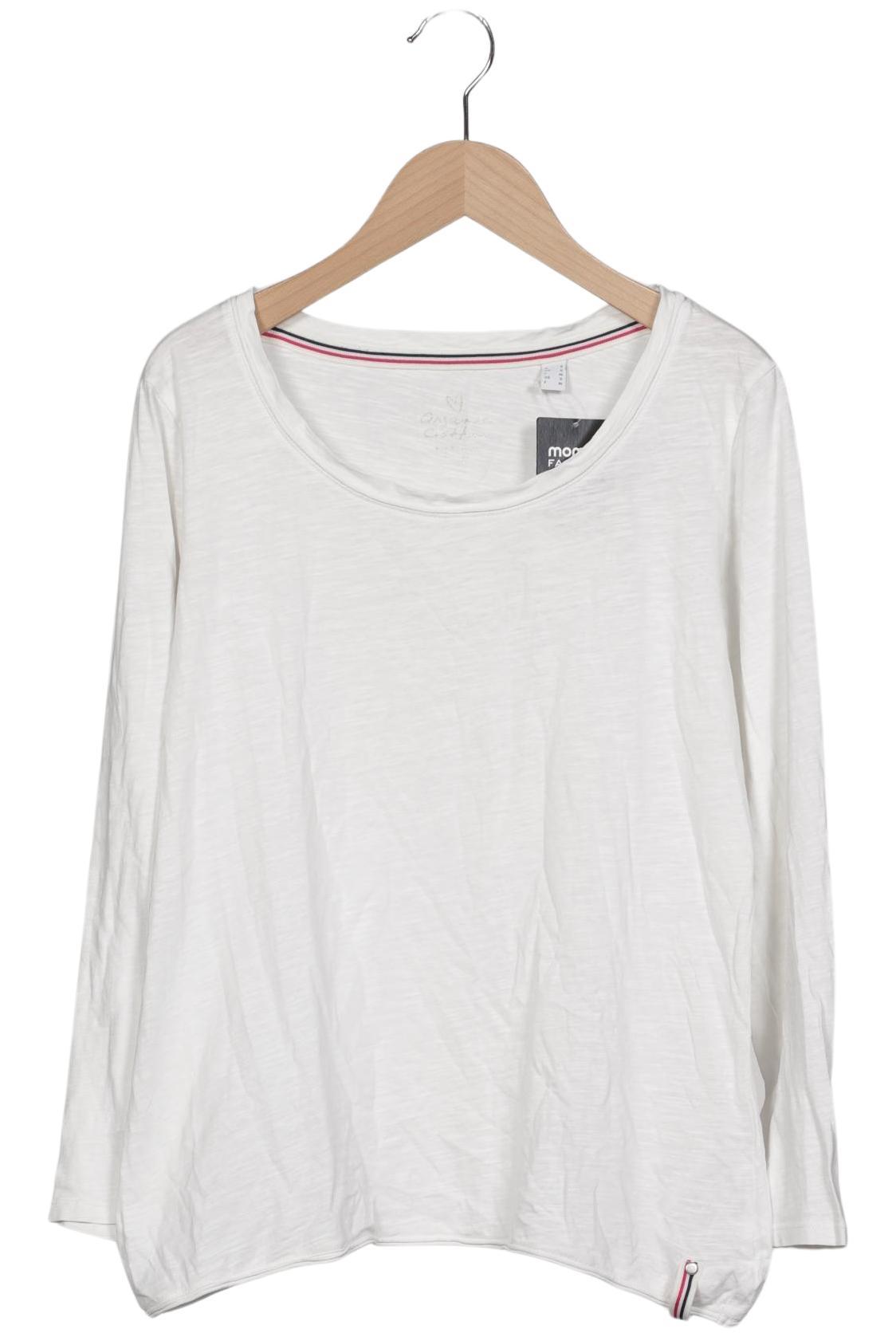 

Esprit Damen Langarmshirt, weiß, Gr. 36