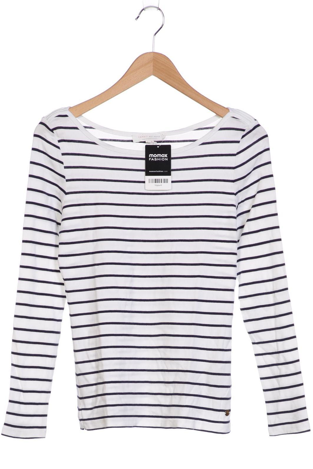 

Esprit Damen Langarmshirt, weiß, Gr. 38