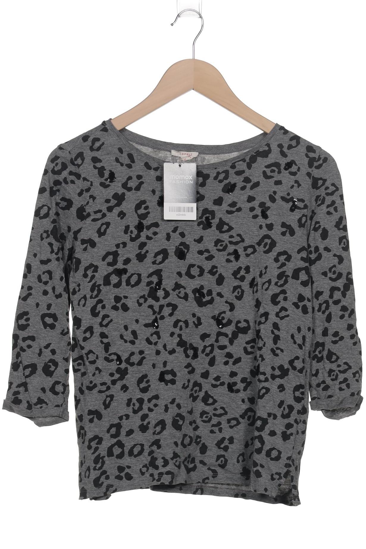 

Esprit Damen Langarmshirt, grau, Gr. 34