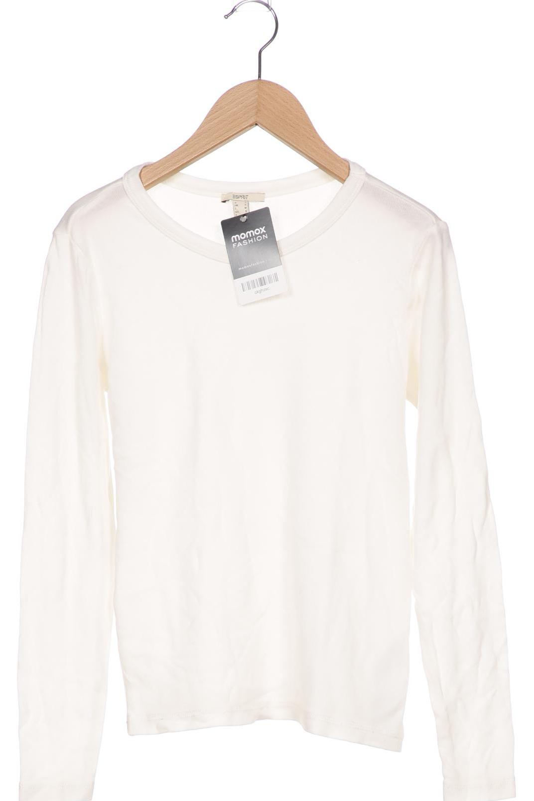 

Esprit Damen Langarmshirt, weiß, Gr. 36