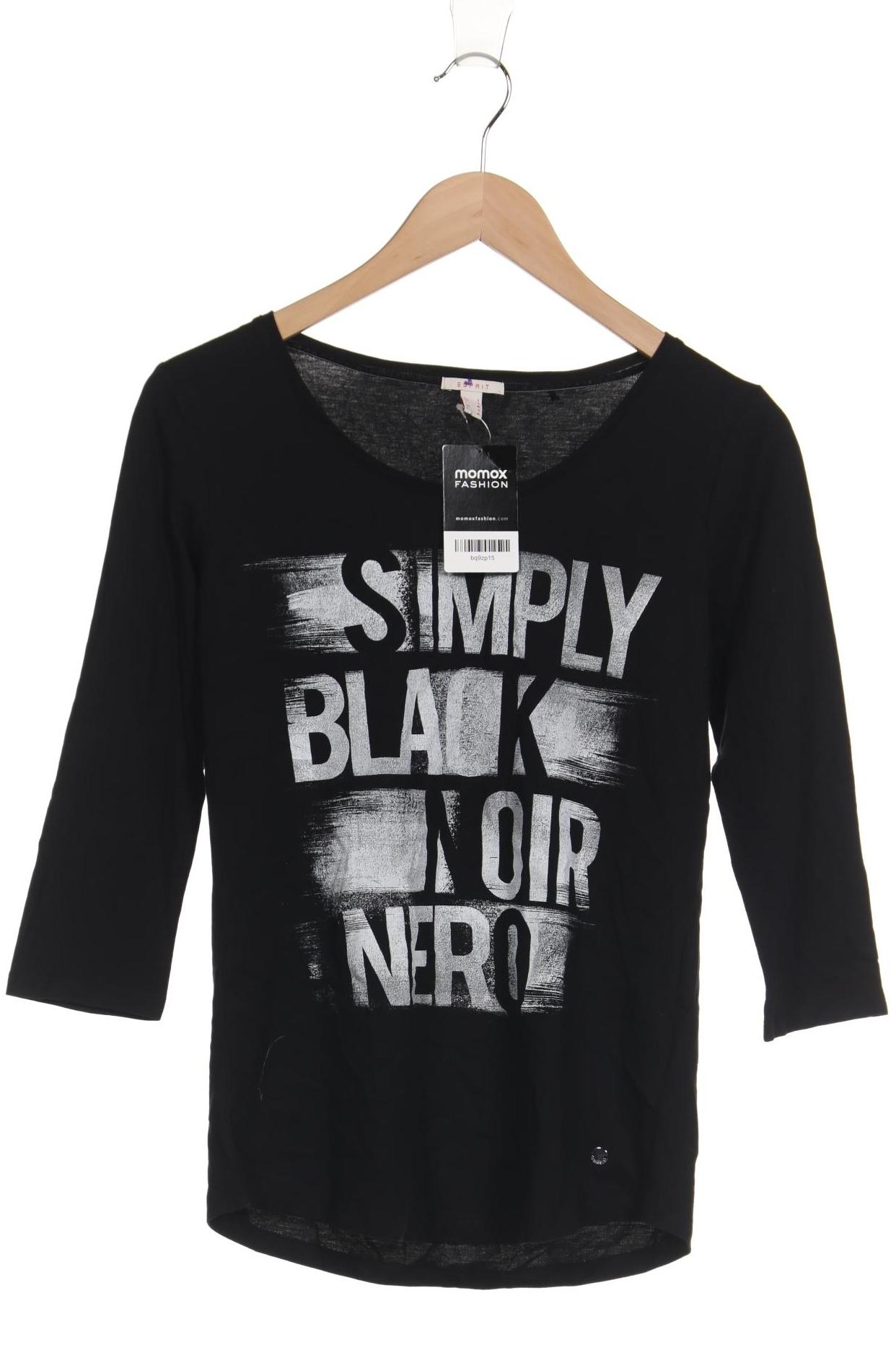 

Esprit Damen Langarmshirt, schwarz, Gr. 36