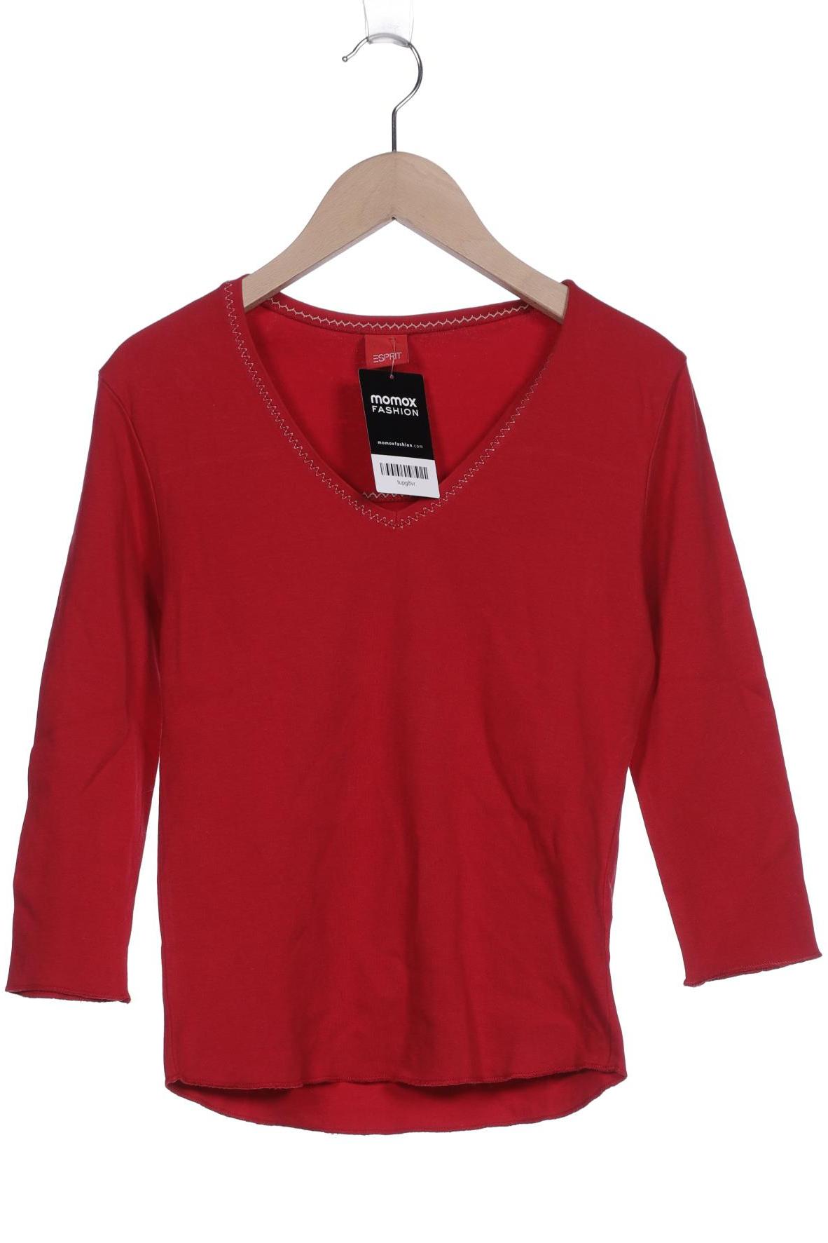 

Esprit Damen Langarmshirt, rot, Gr. 34