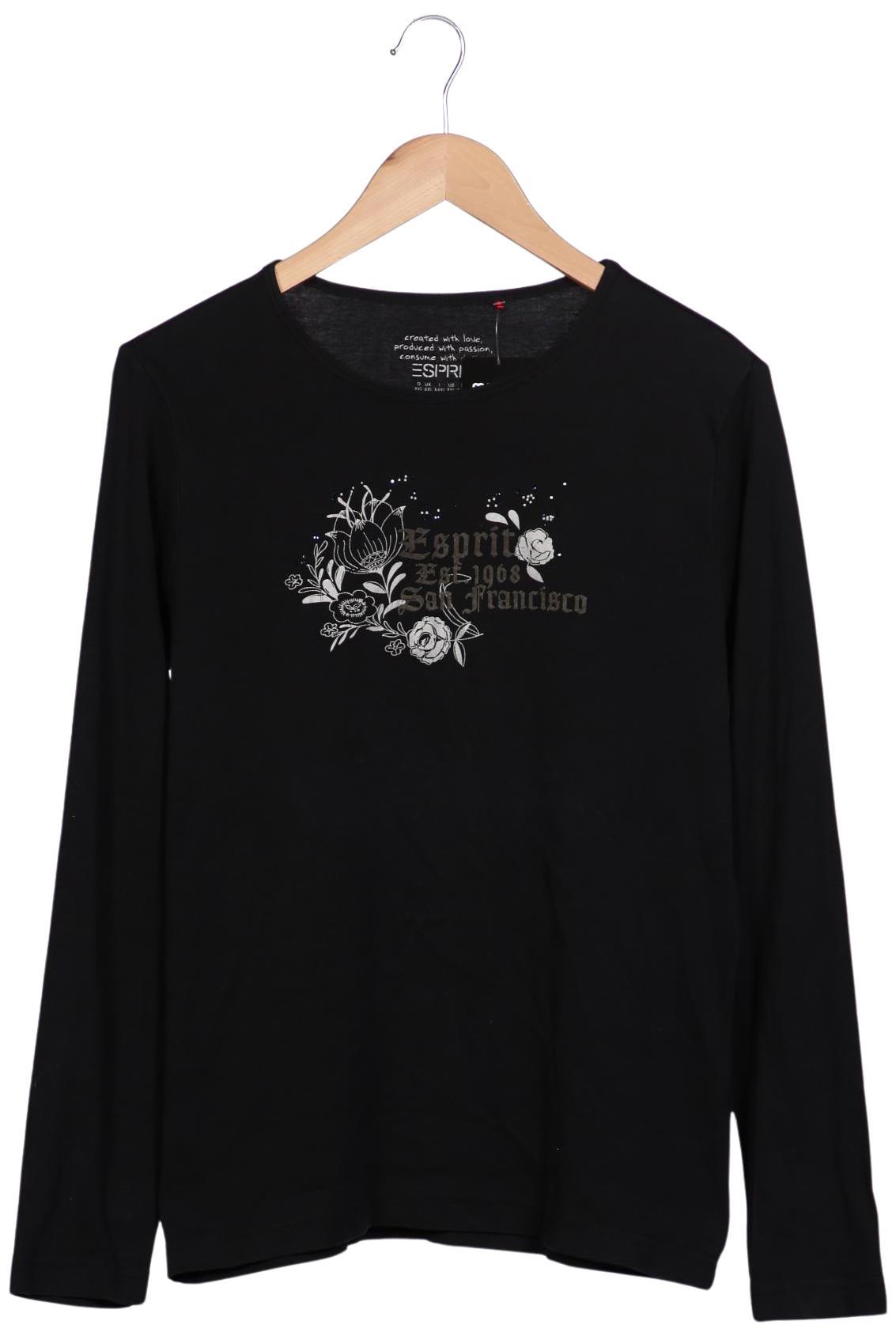 

Esprit Damen Langarmshirt, schwarz, Gr. 46