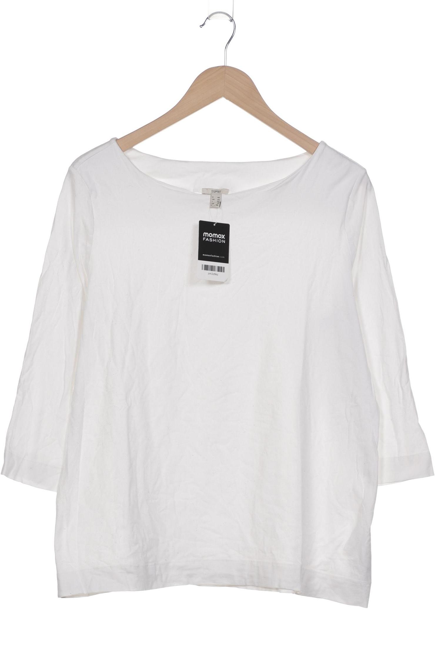 

Esprit Damen Langarmshirt, weiß, Gr. 46