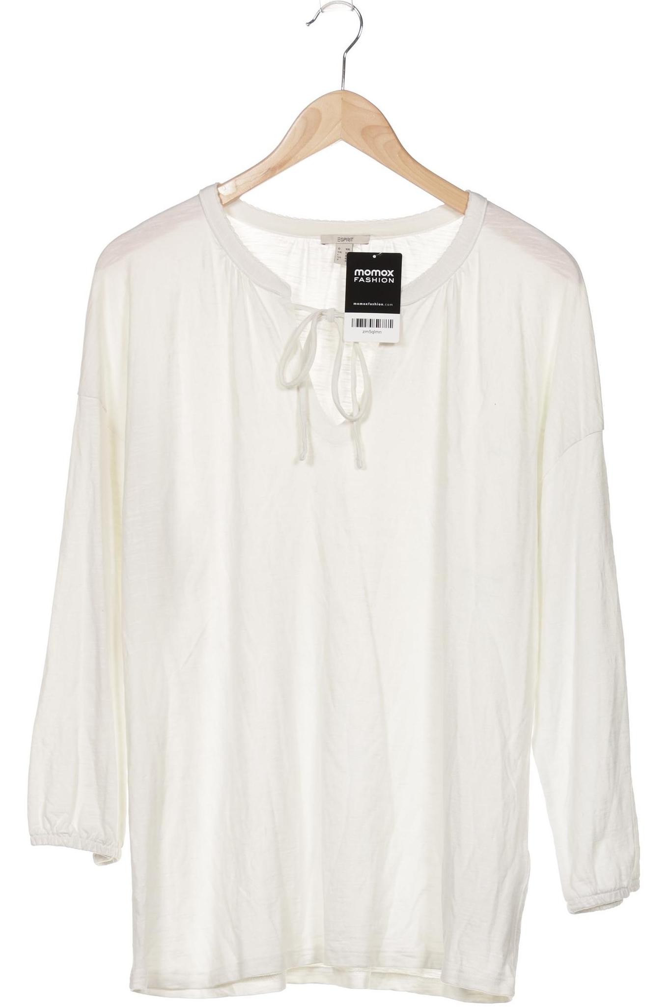 

Esprit Damen Langarmshirt, weiß, Gr. 46