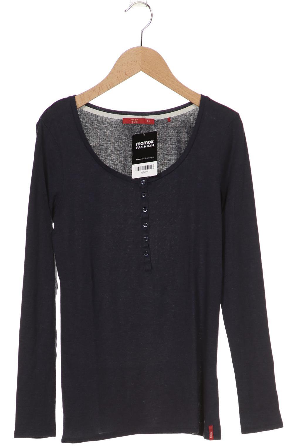 

Esprit Damen Langarmshirt, marineblau, Gr. 34