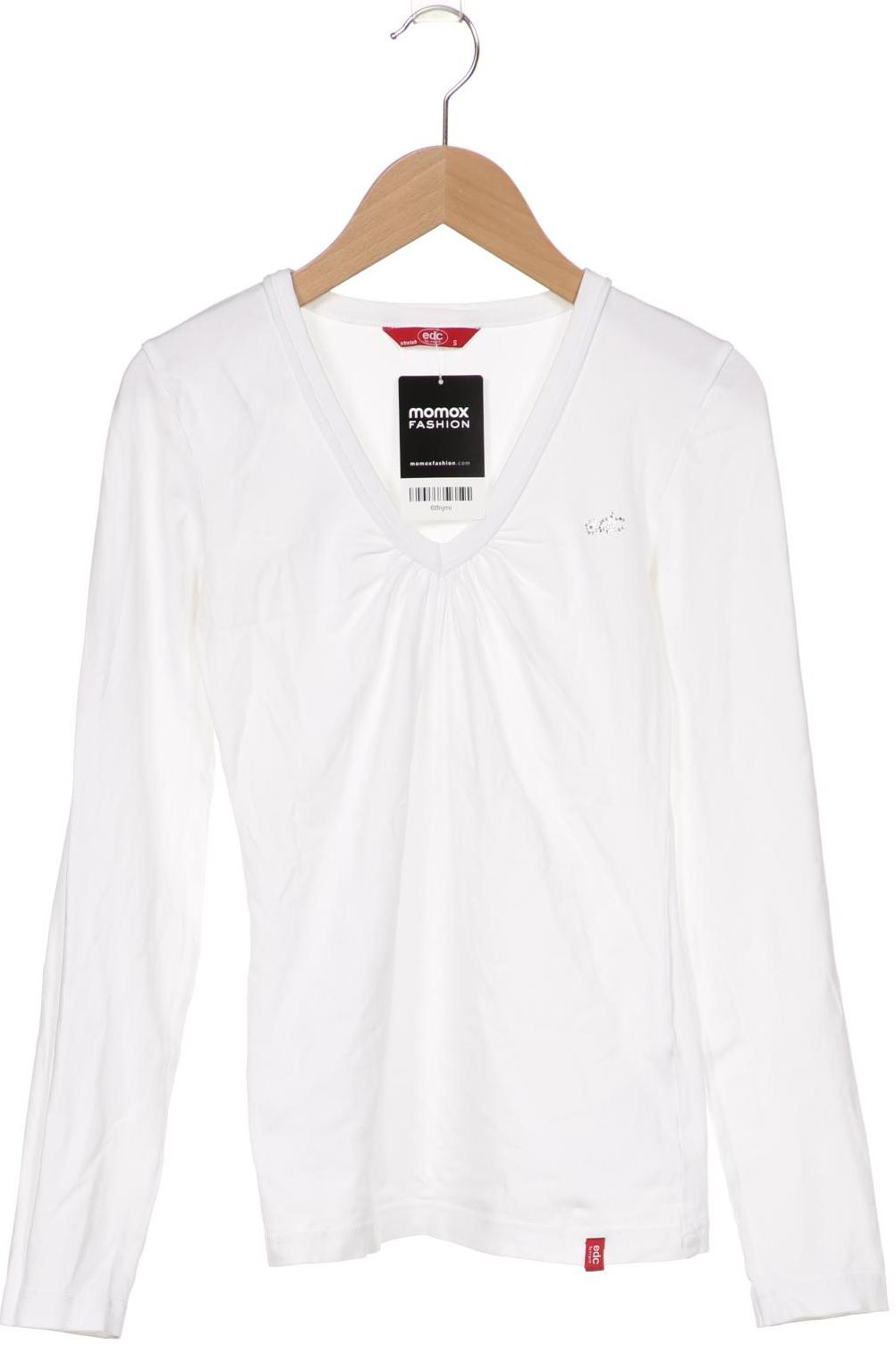 

Esprit Damen Langarmshirt, weiß, Gr. 36