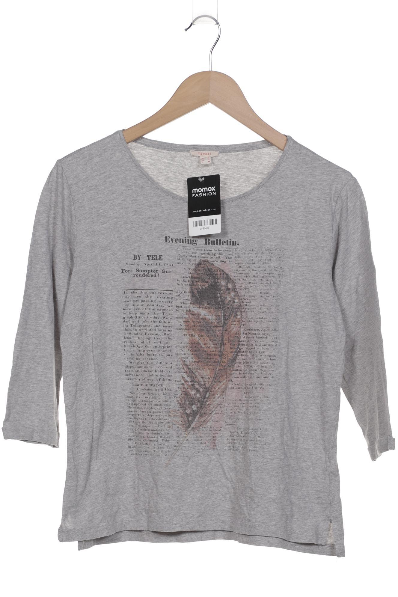 

Esprit Damen Langarmshirt, grau, Gr. 36