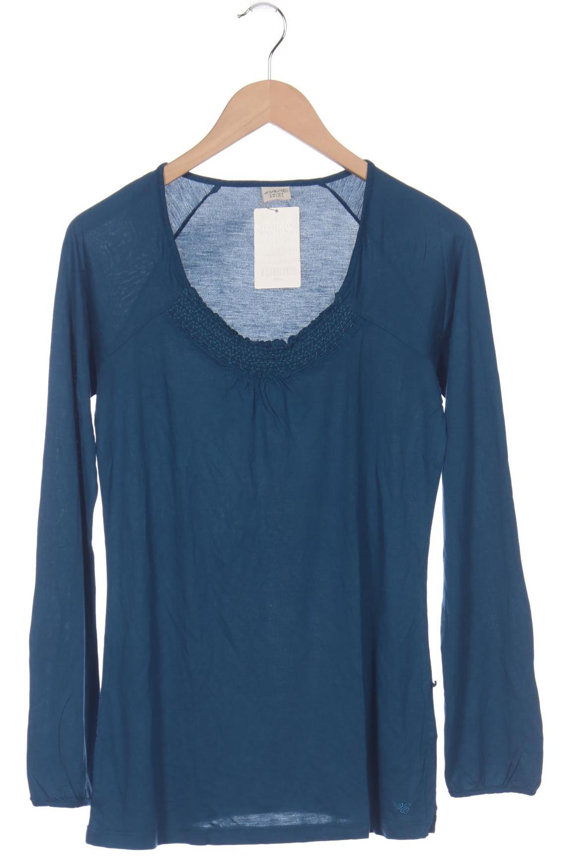 

Esprit Damen Langarmshirt, blau, Gr. 38