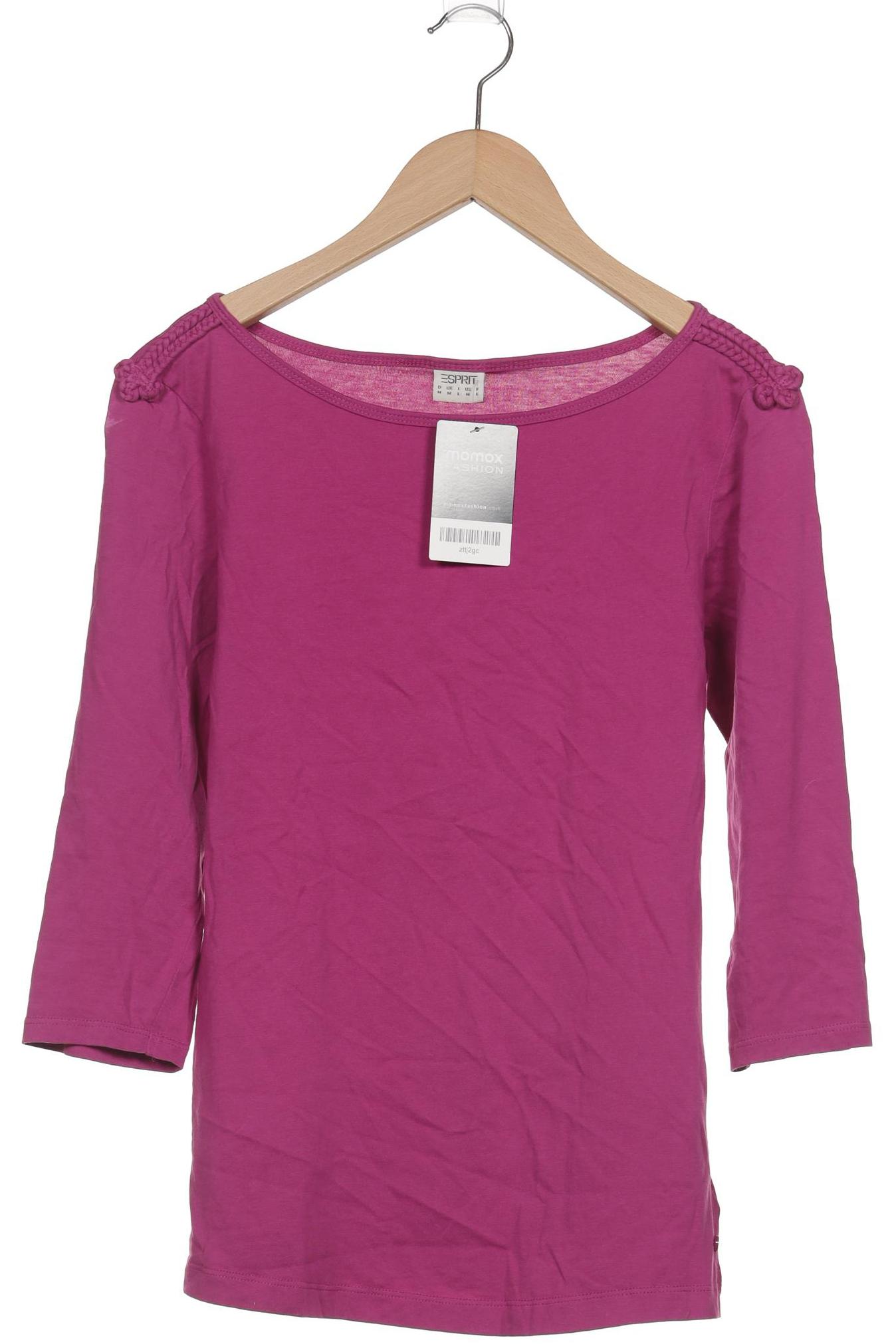 

Esprit Damen Langarmshirt, pink, Gr. 38