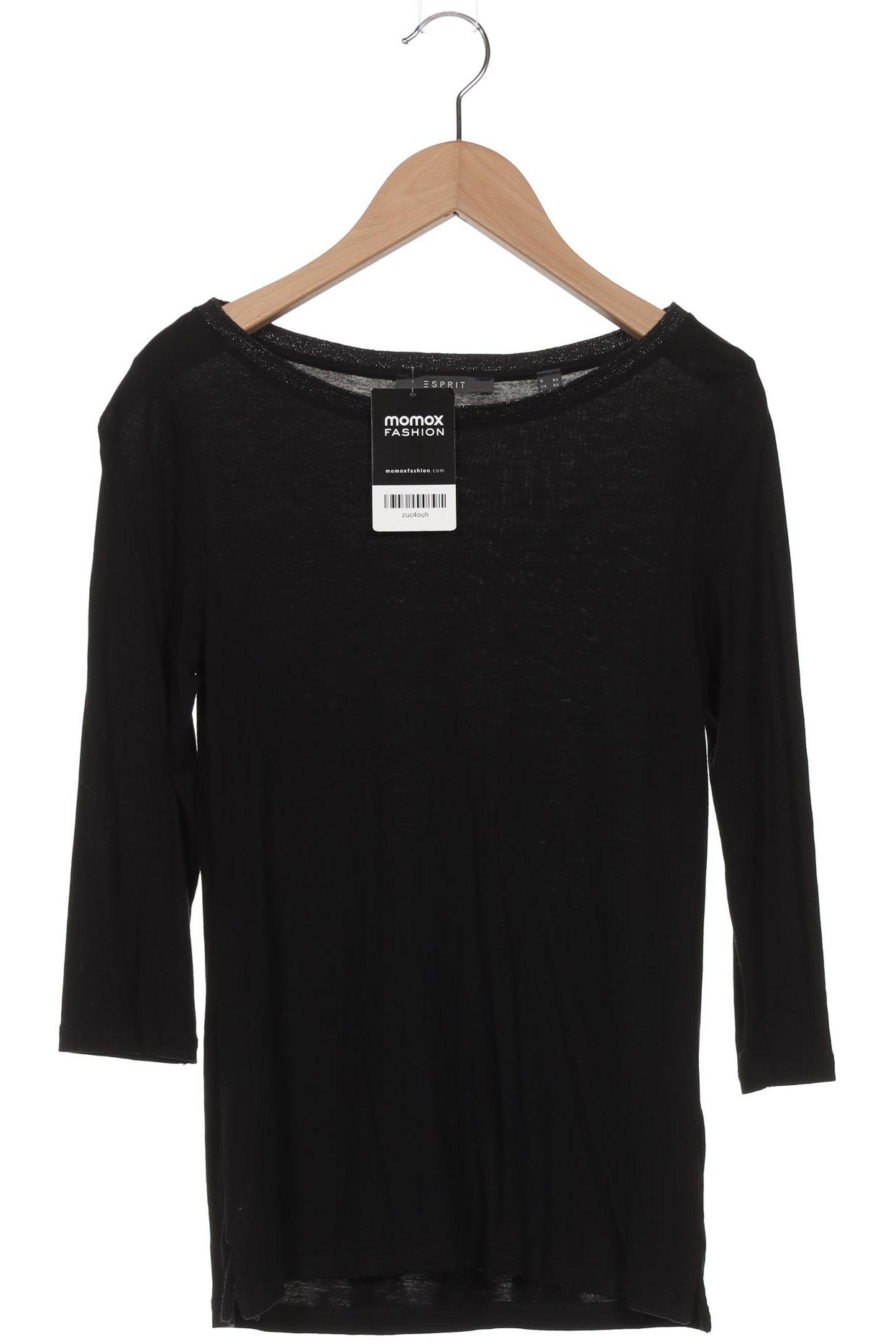 

Esprit Damen Langarmshirt, schwarz, Gr. 34