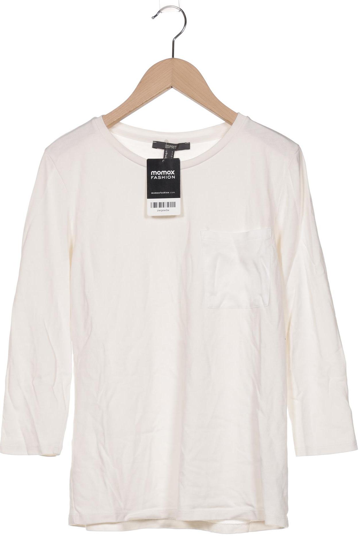 

Esprit Damen Langarmshirt, weiß, Gr. 36