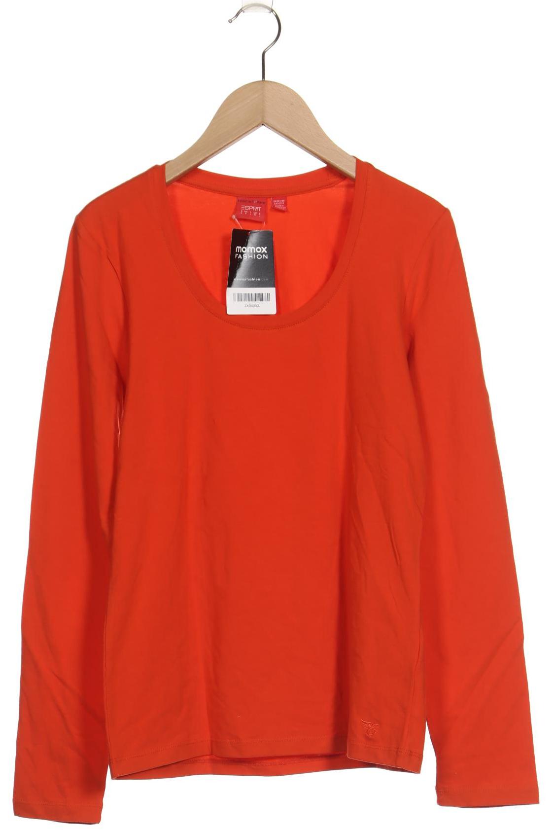 

Esprit Damen Langarmshirt, orange, Gr. 38