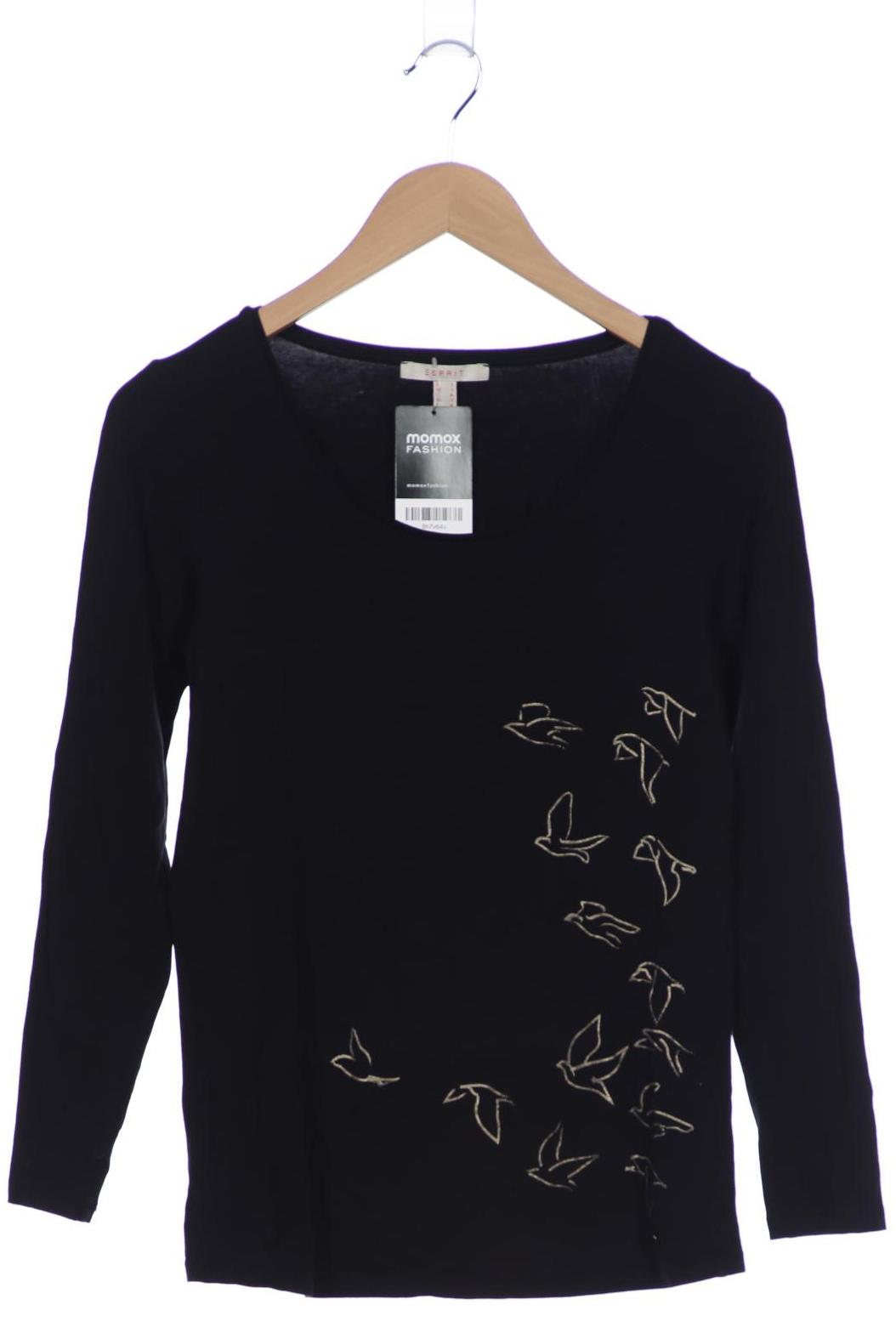 

Esprit Damen Langarmshirt, schwarz, Gr. 36