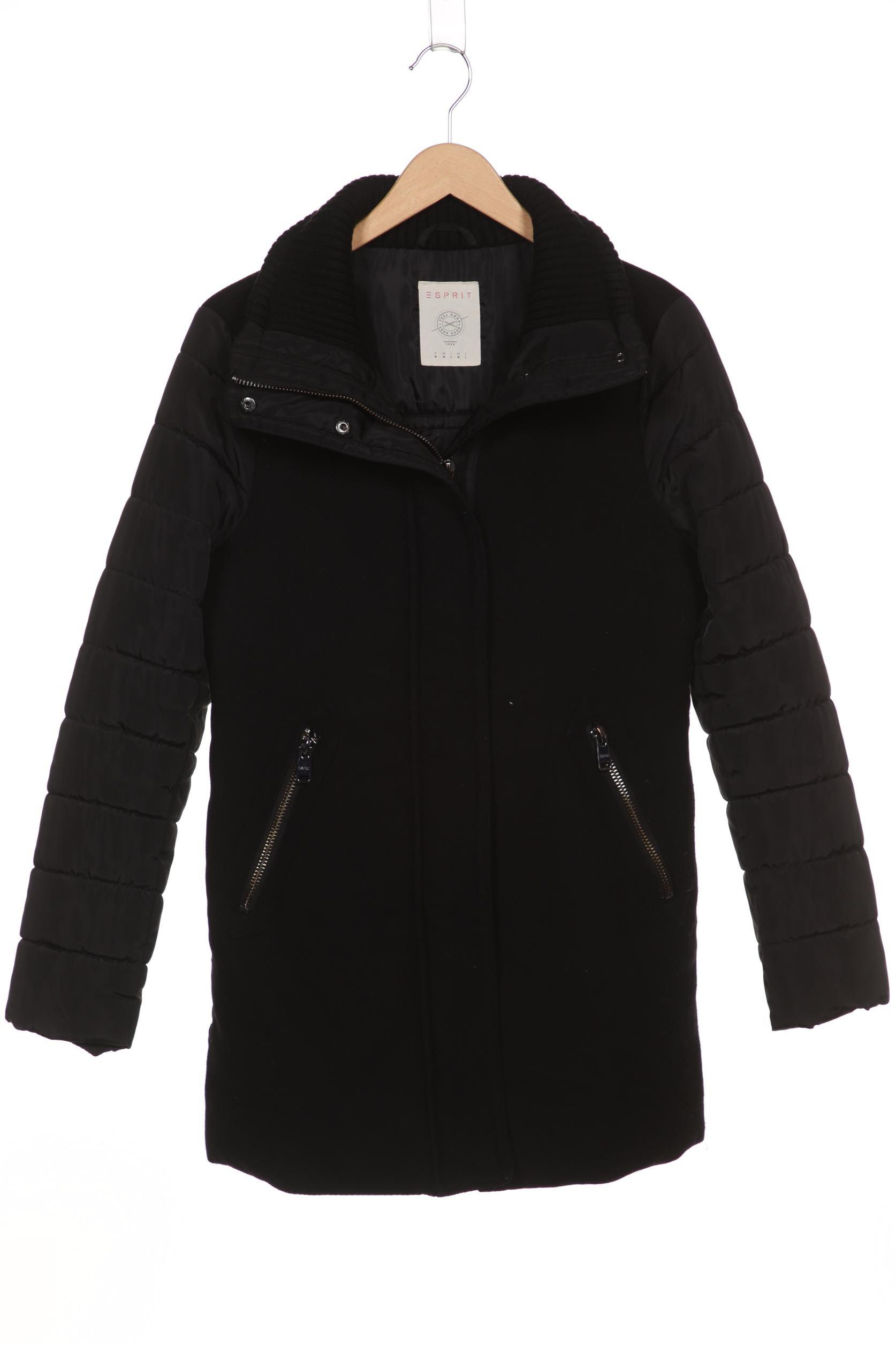 

Esprit Damen Mantel, schwarz, Gr. 38
