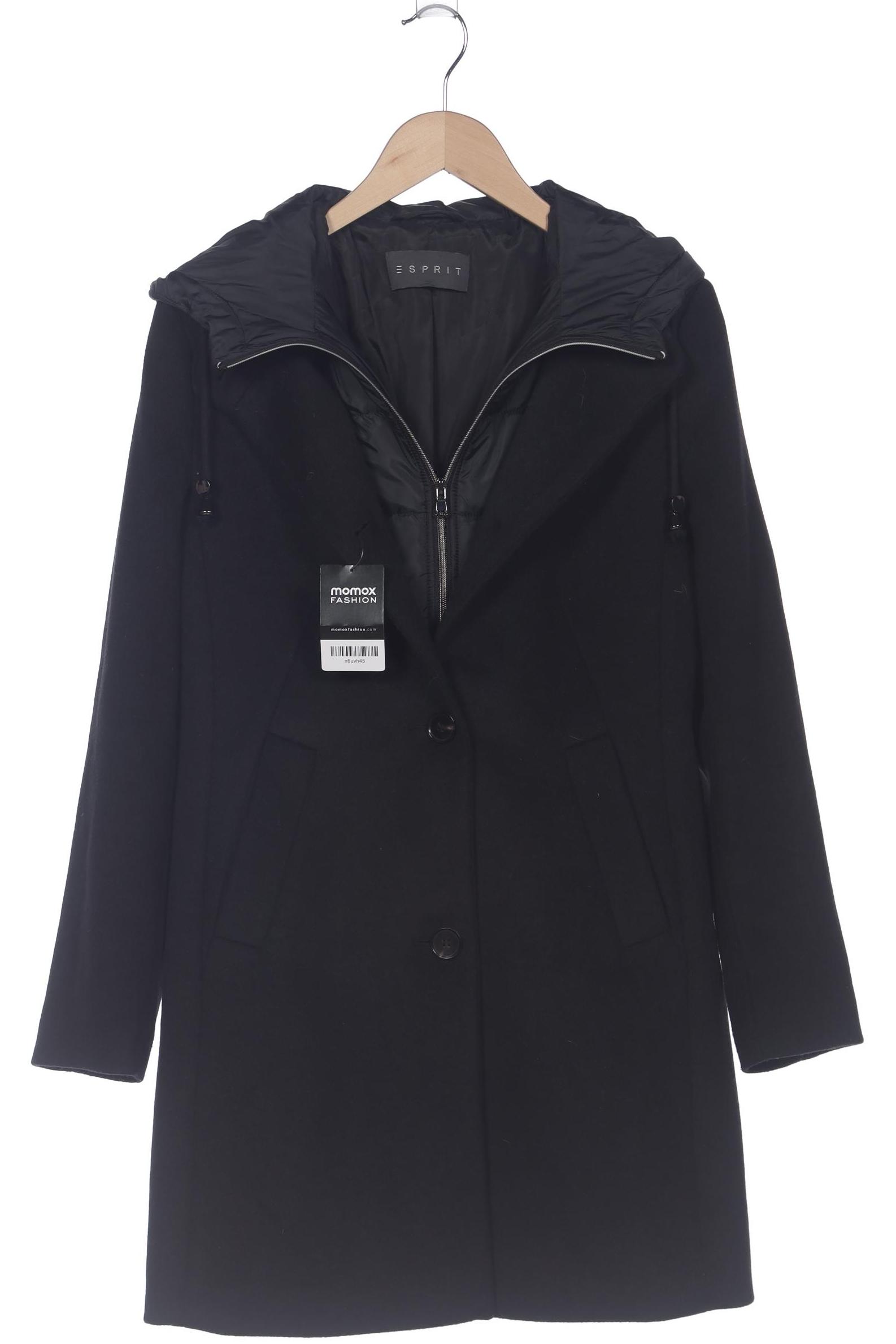 

Esprit Damen Mantel, schwarz, Gr. 38