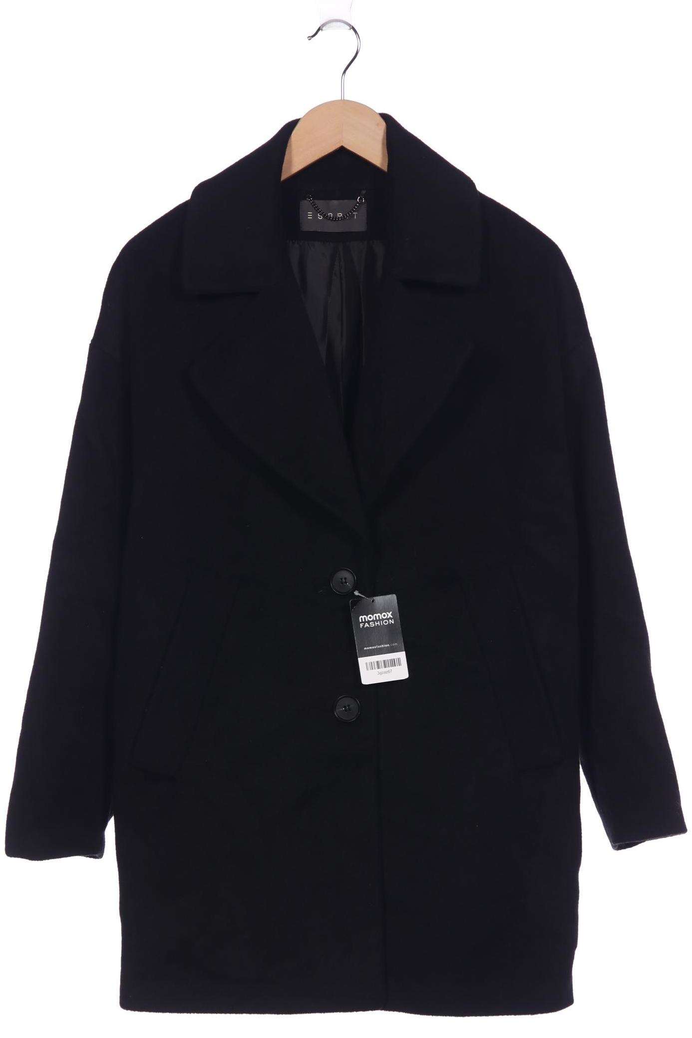 

Esprit Damen Mantel, schwarz, Gr. 34