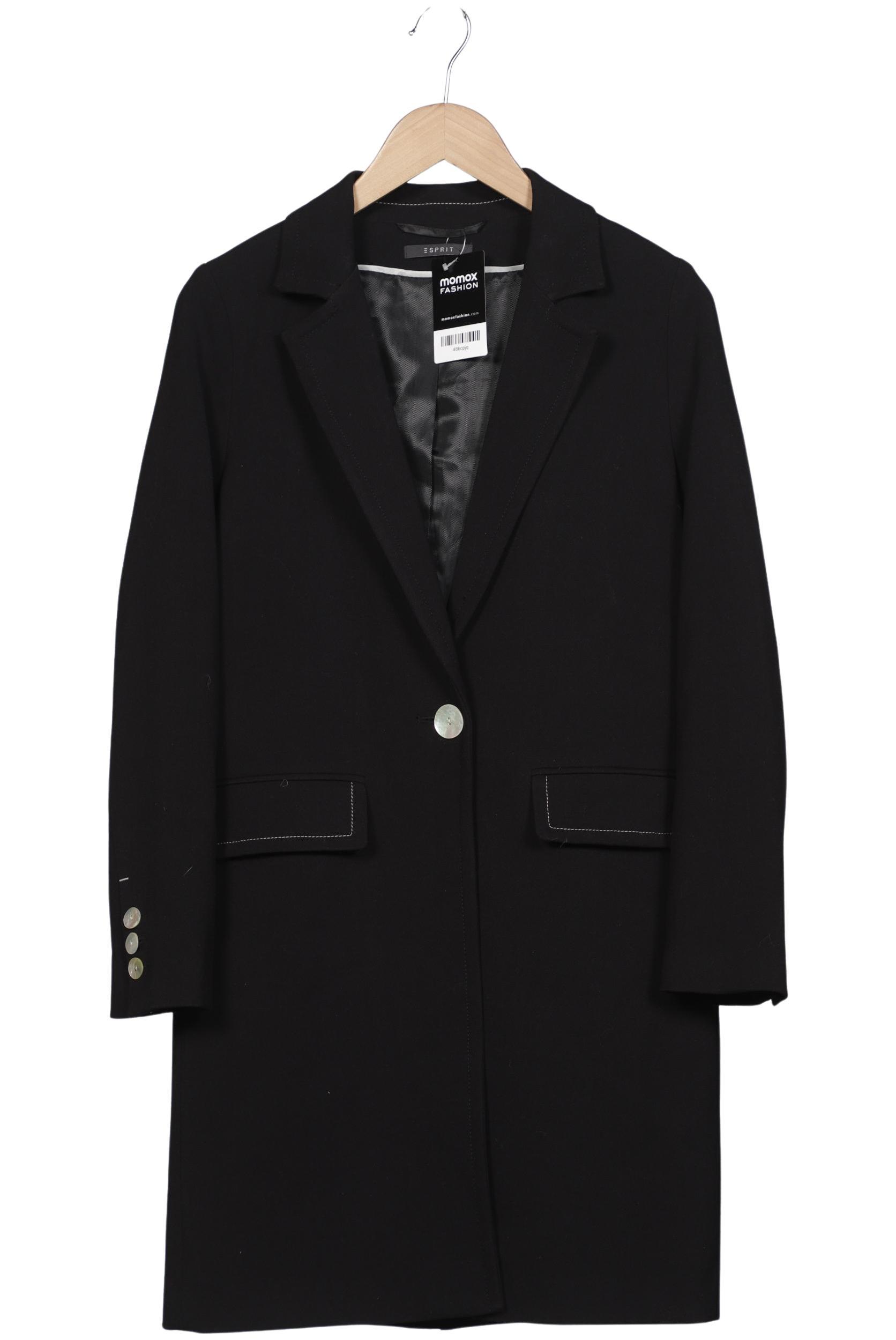 

Esprit Damen Mantel, schwarz, Gr. 34