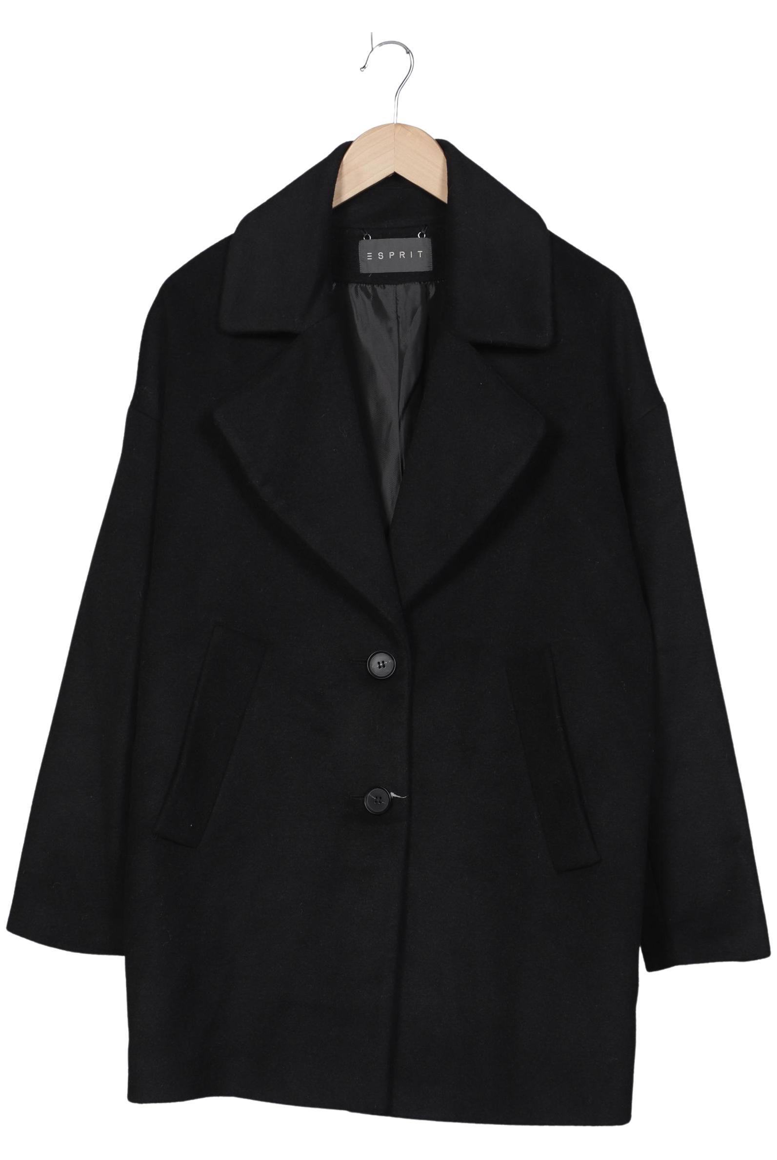 

Esprit Damen Mantel, schwarz, Gr. 38