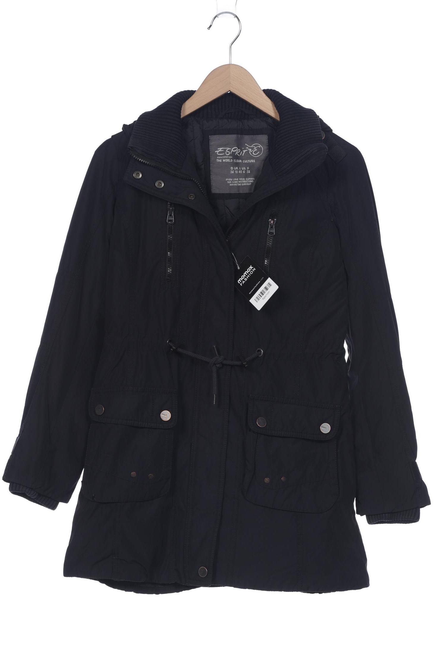 

Esprit Damen Mantel, schwarz, Gr. 36