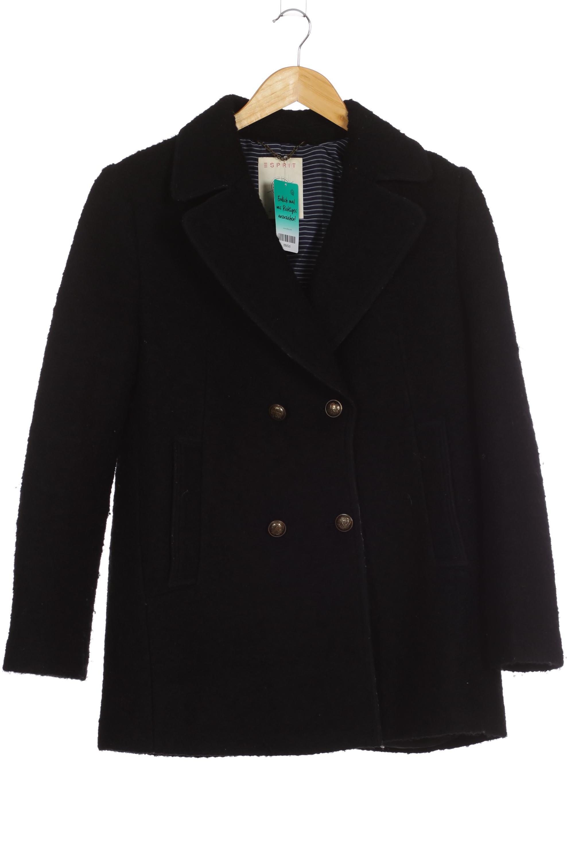

Esprit Damen Mantel, schwarz, Gr. 38