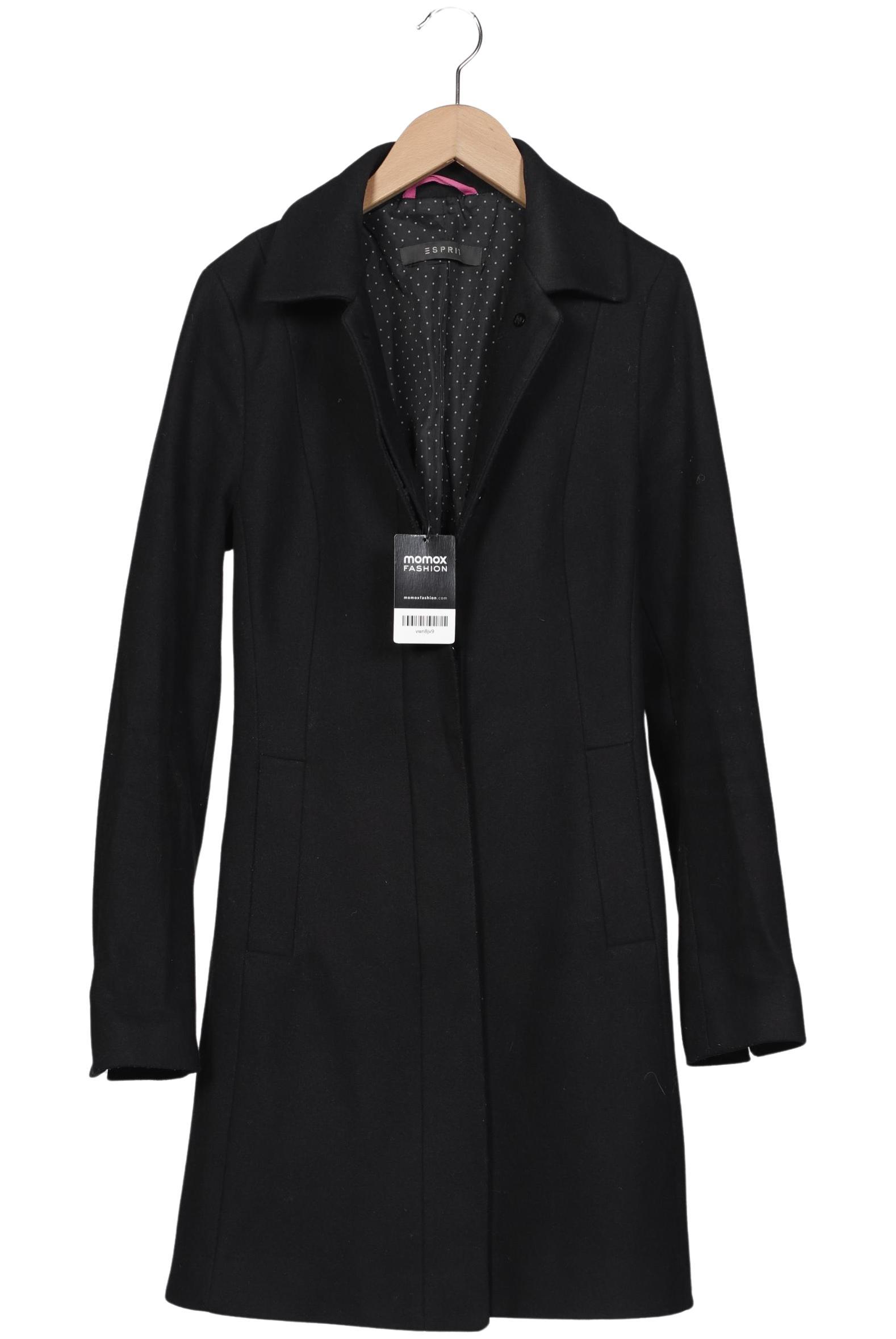 

Esprit Damen Mantel, schwarz, Gr. 34