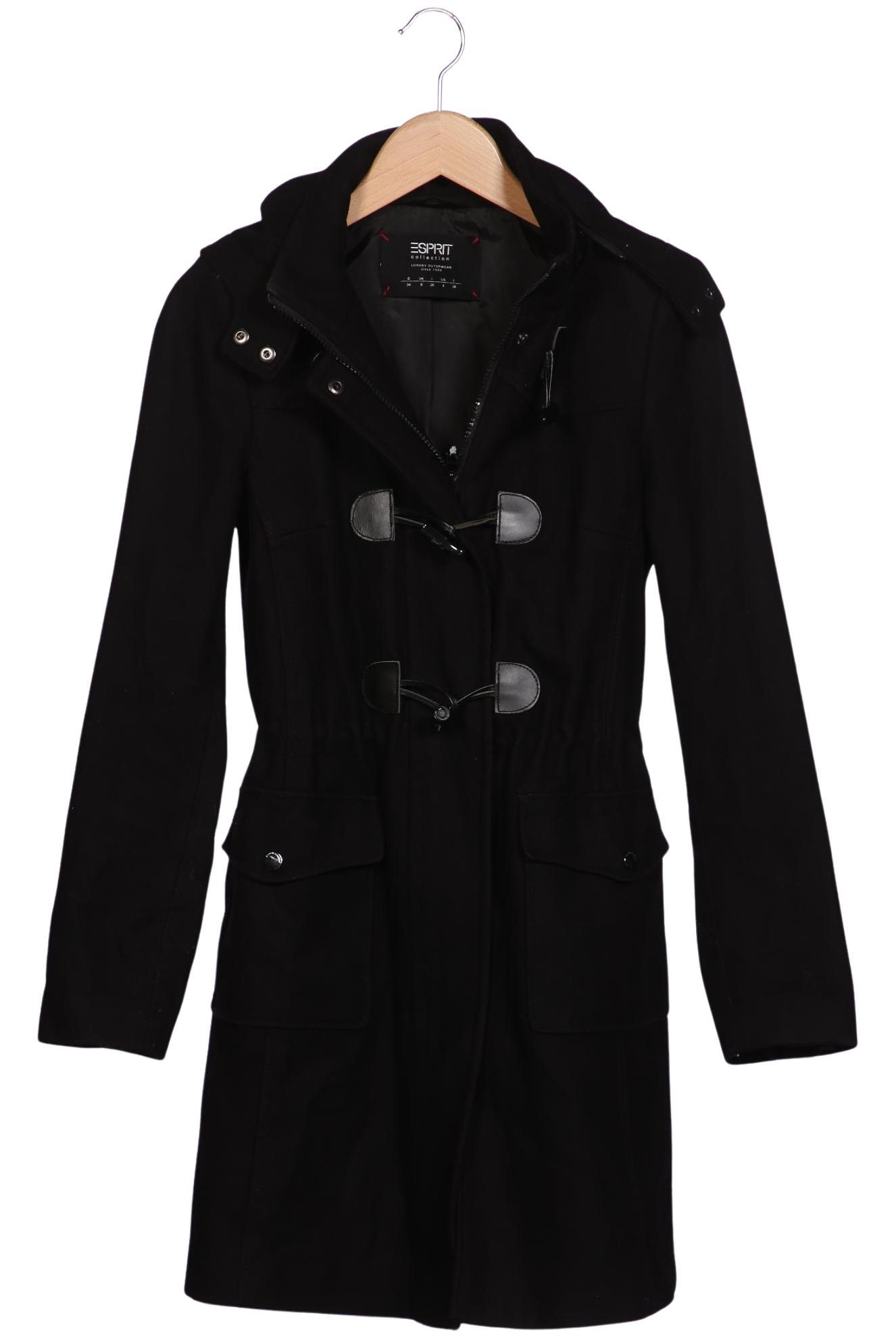 

Esprit Damen Mantel, schwarz, Gr. 34