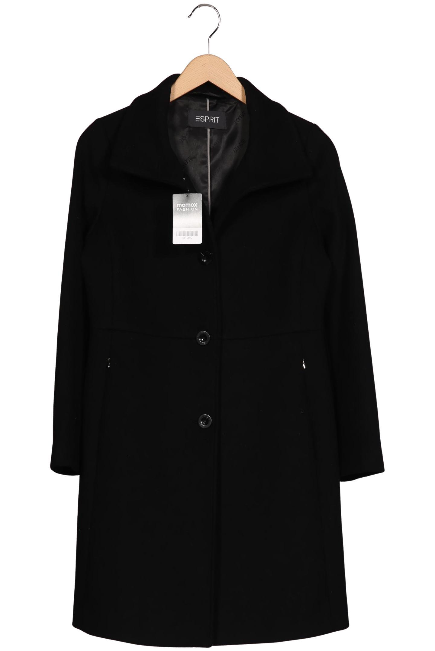 

Esprit Damen Mantel, schwarz, Gr. 34