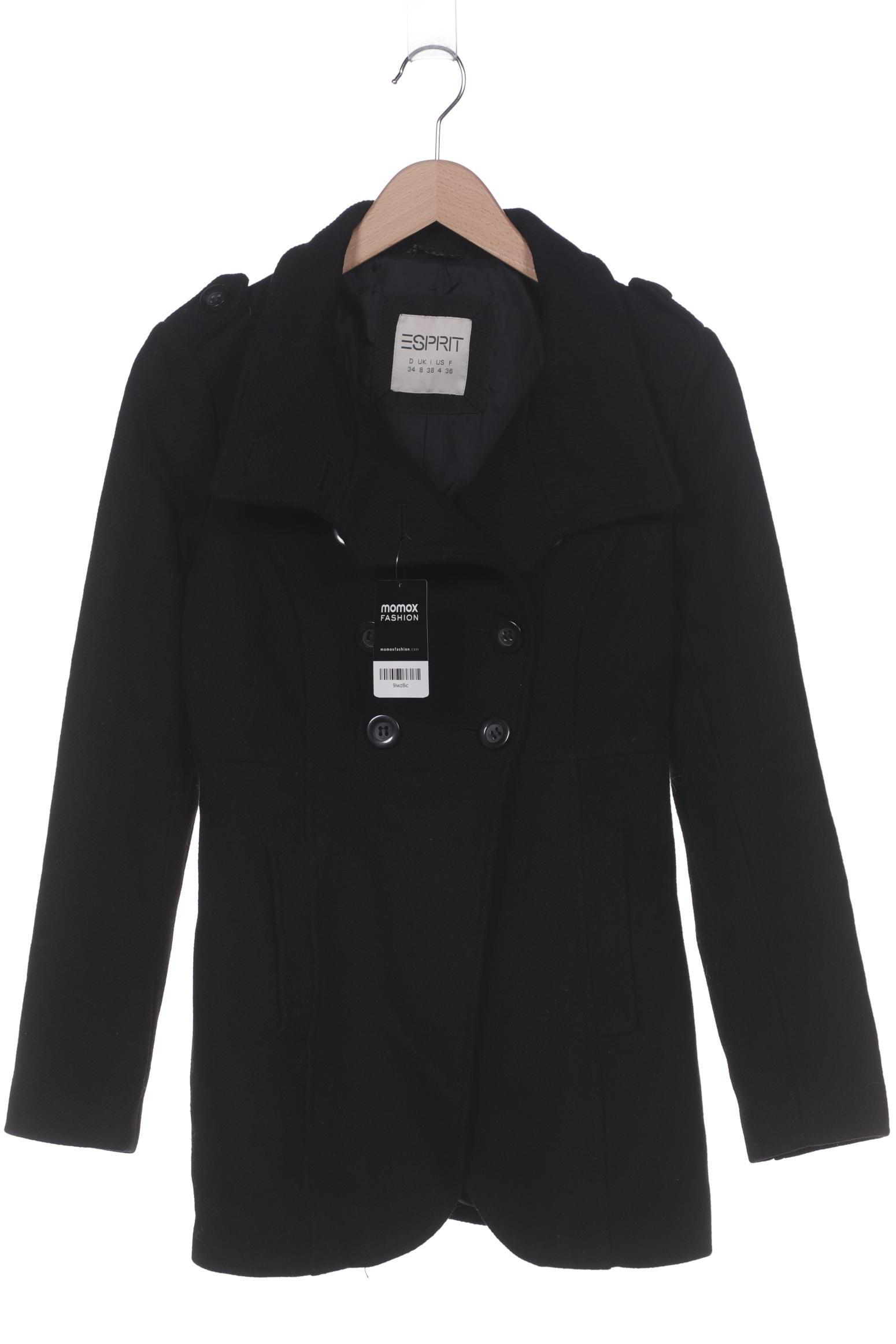 

Esprit Damen Mantel, schwarz, Gr. 34