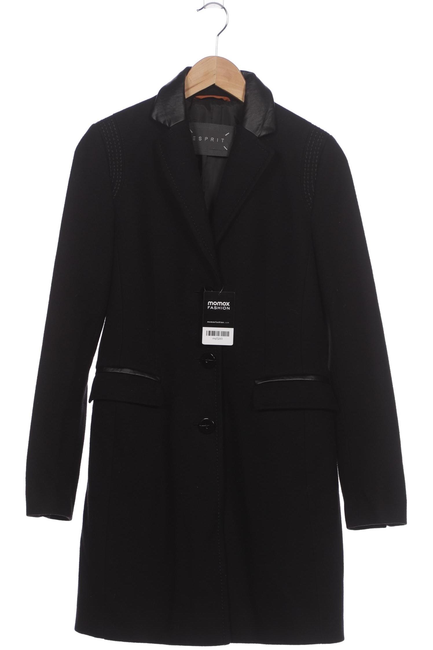 

Esprit Damen Mantel, schwarz, Gr. 34