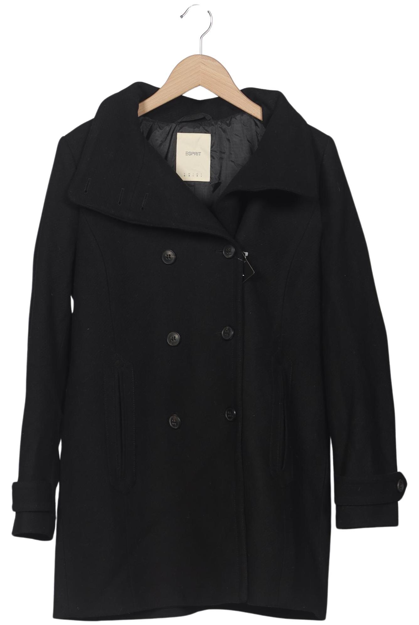 

Esprit Damen Mantel, schwarz, Gr. 38