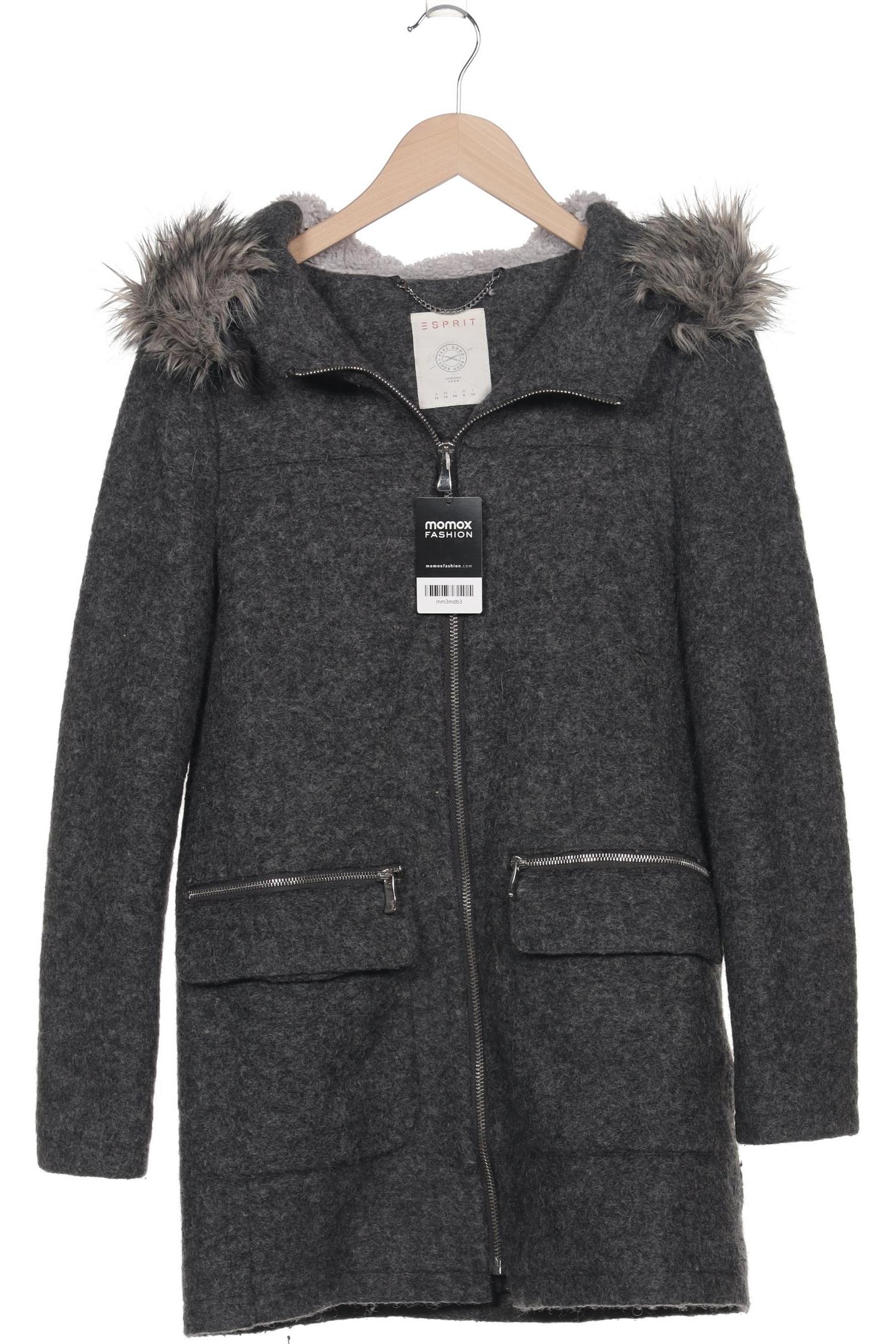 

Esprit Damen Mantel, grau, Gr. 36