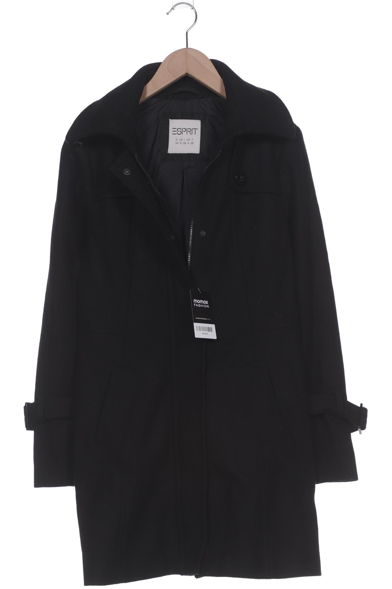 

Esprit Damen Mantel, schwarz, Gr. 34