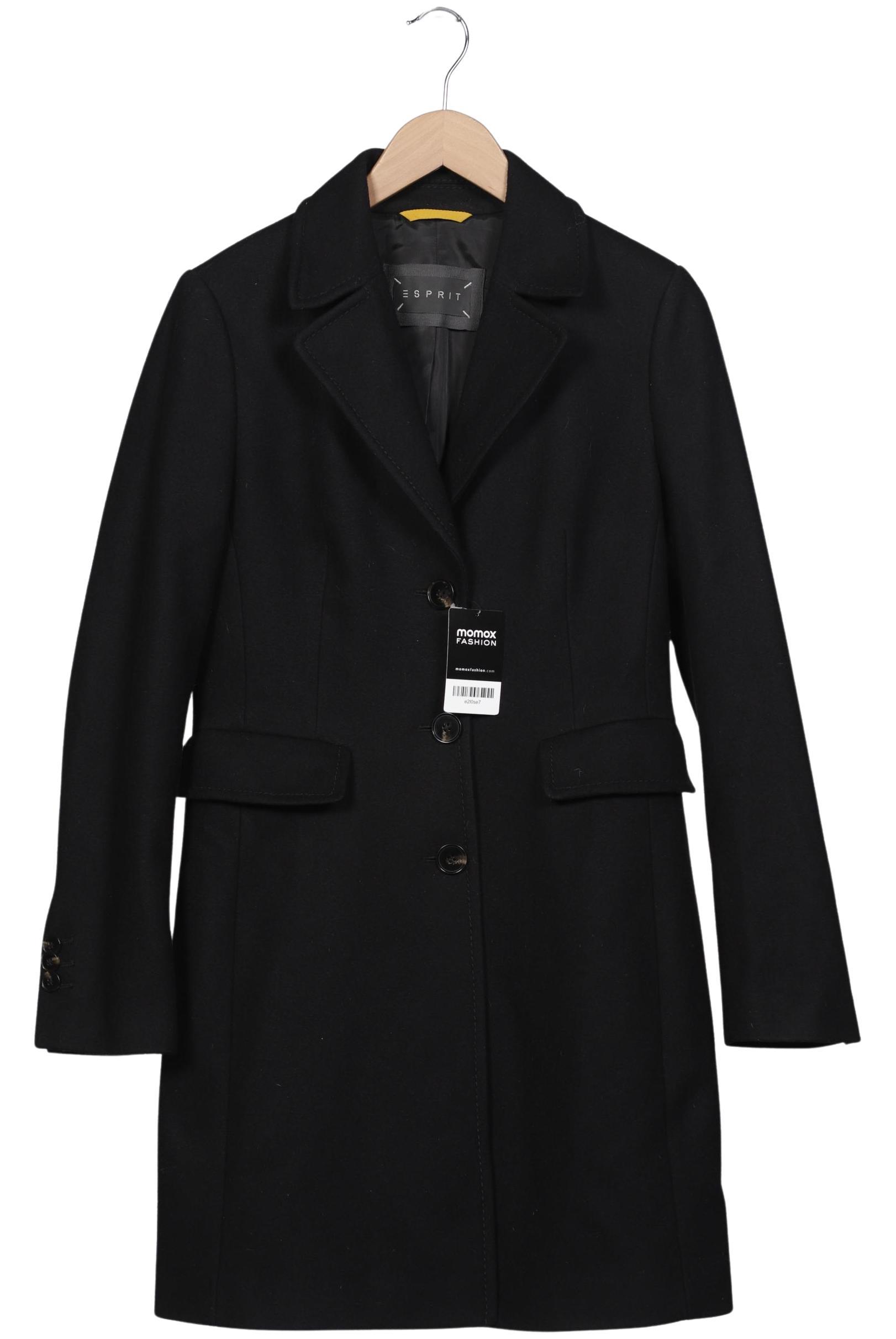 

Esprit Damen Mantel, schwarz, Gr. 38