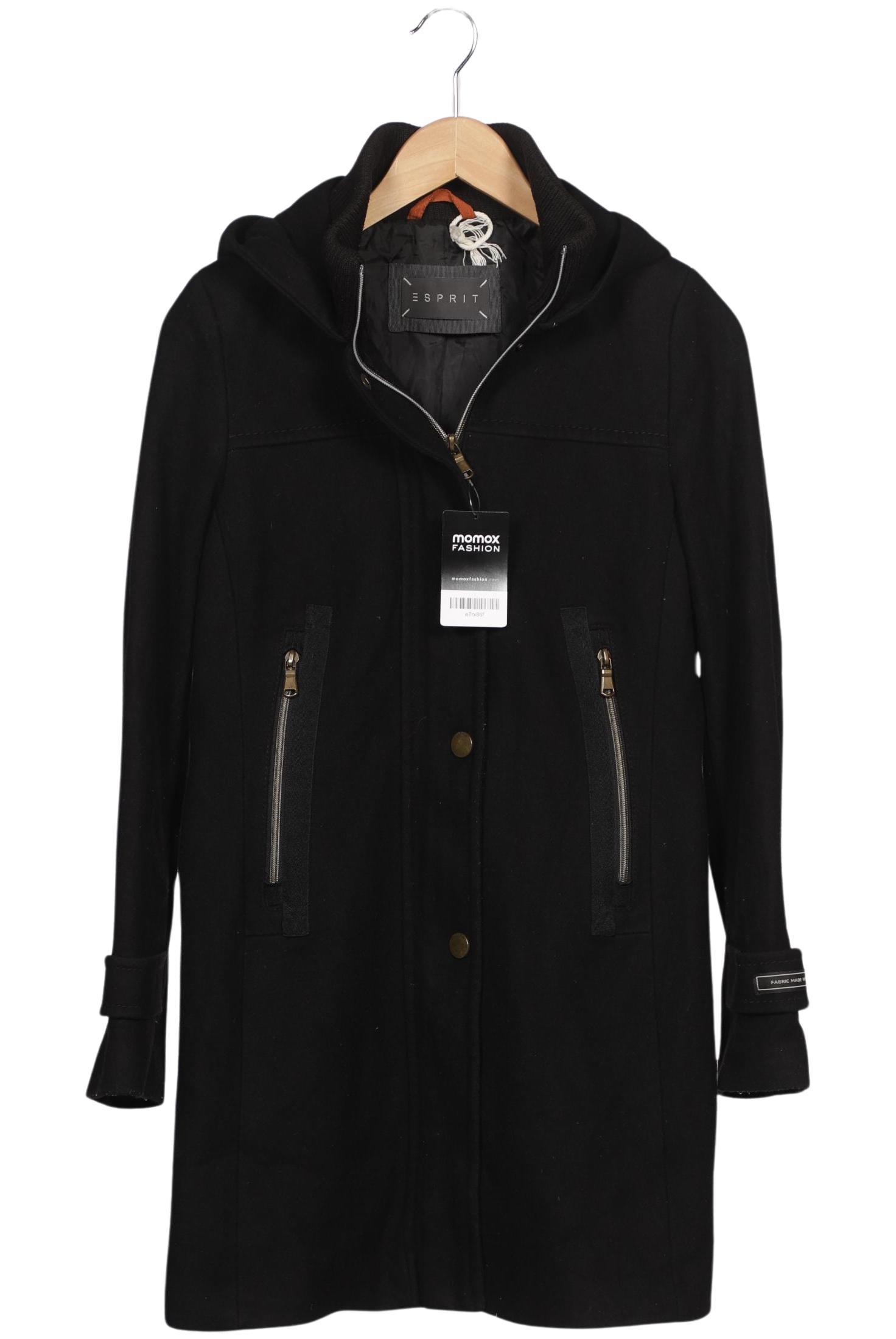 

Esprit Damen Mantel, schwarz, Gr. 36