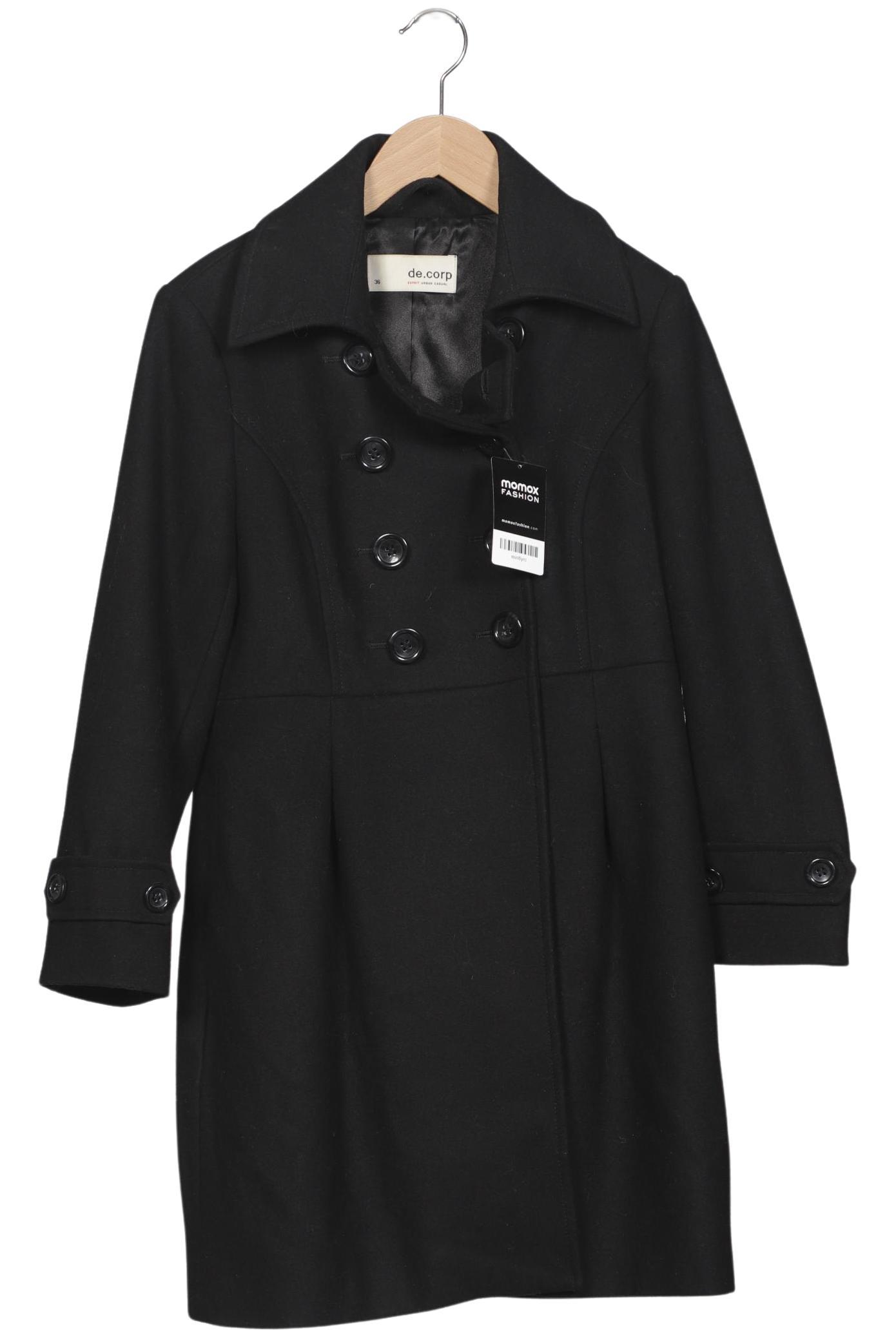 

Esprit Damen Mantel, schwarz, Gr. 36