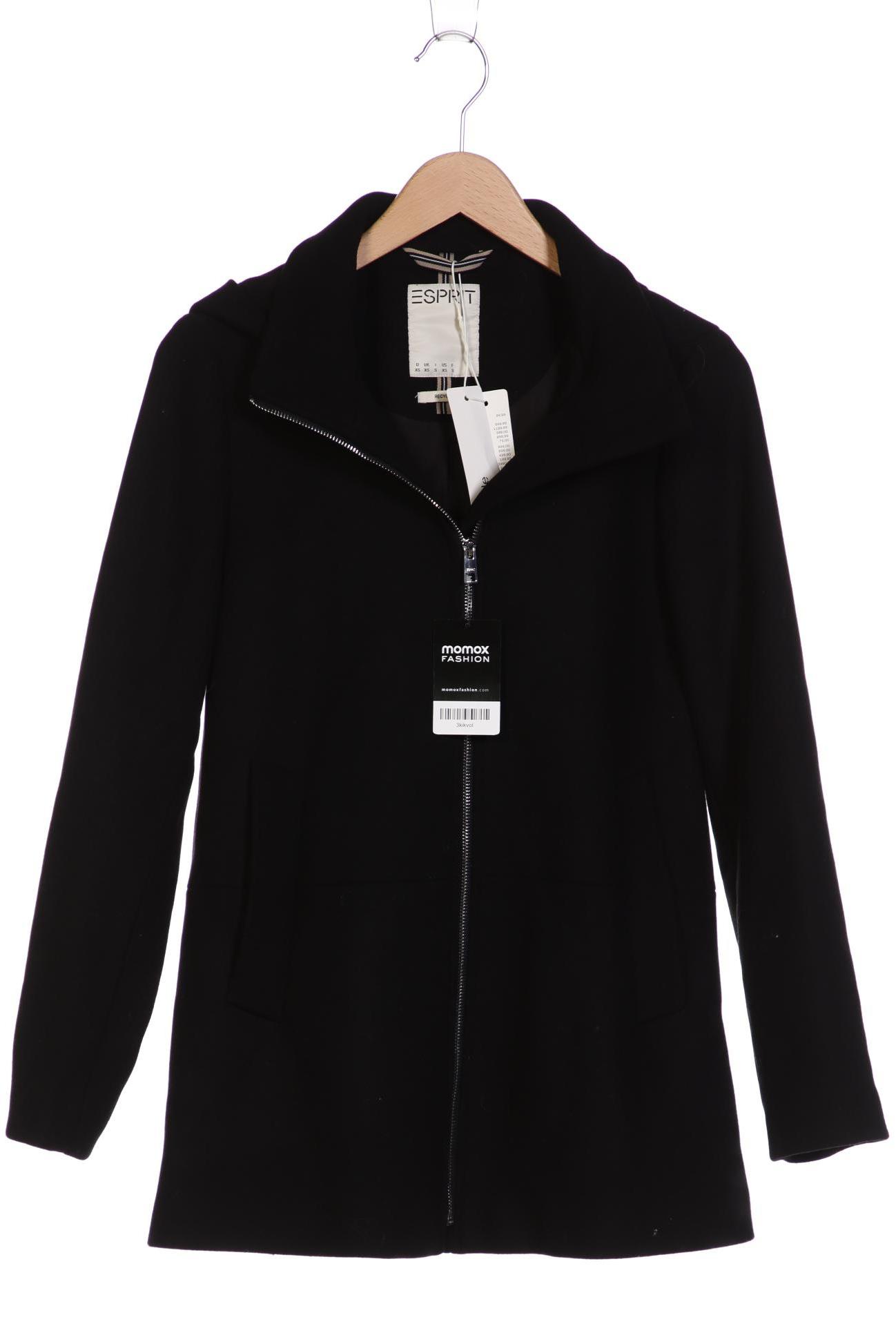 

Esprit Damen Mantel, schwarz, Gr. 34