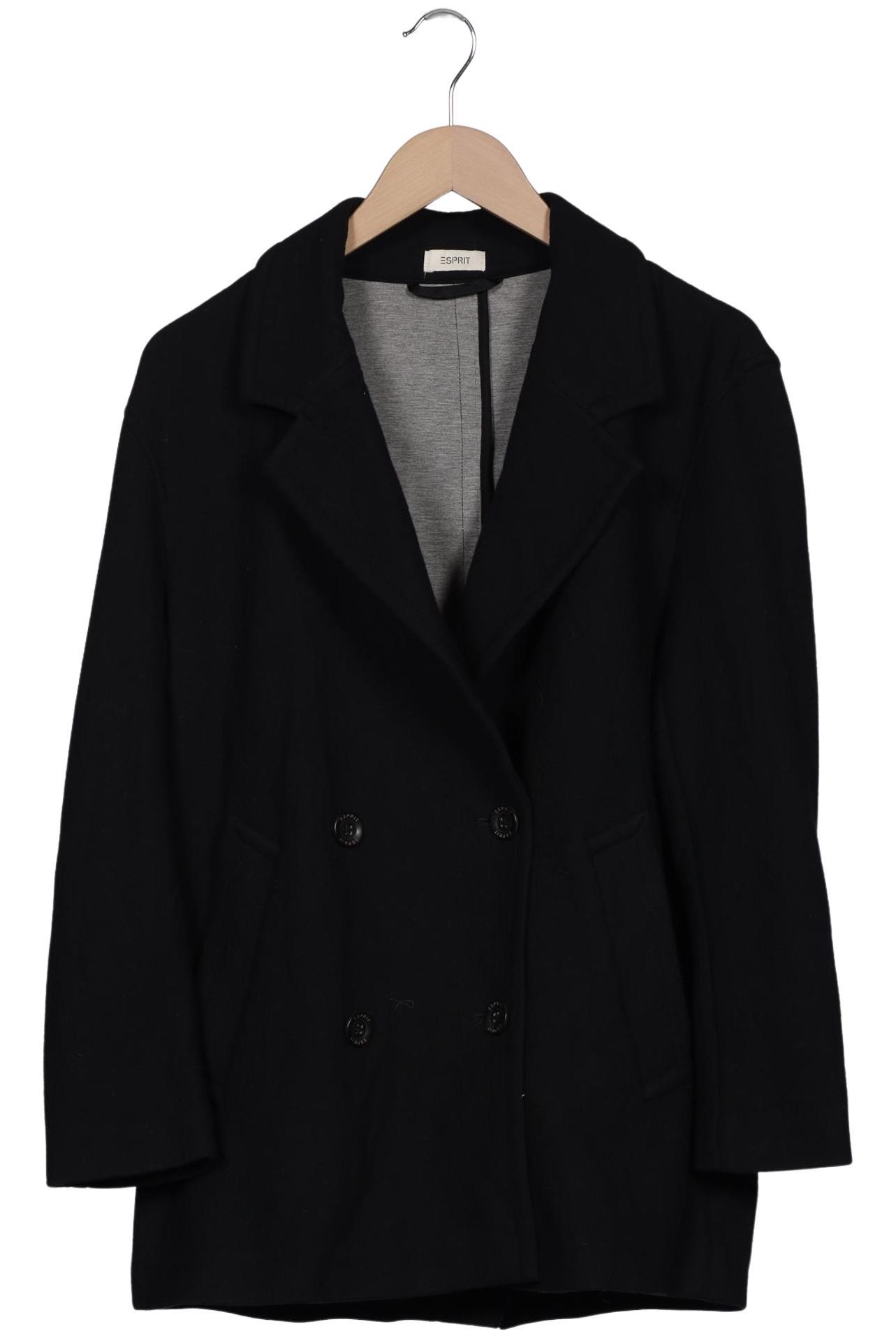 

Esprit Damen Mantel, schwarz, Gr. 34