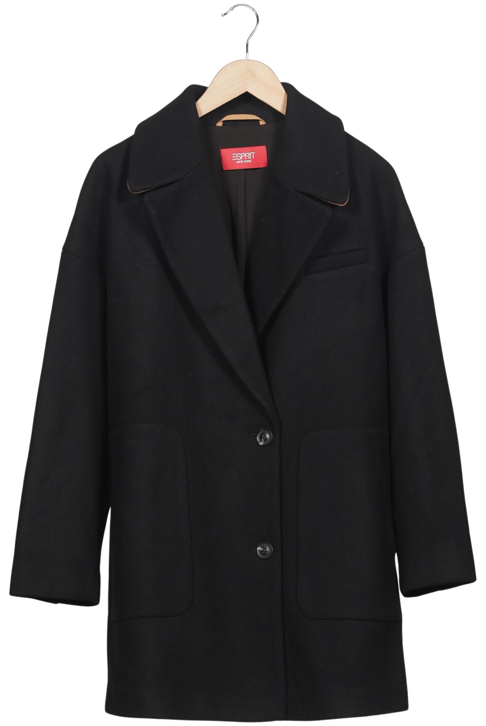 

Esprit Damen Mantel, schwarz, Gr. 36