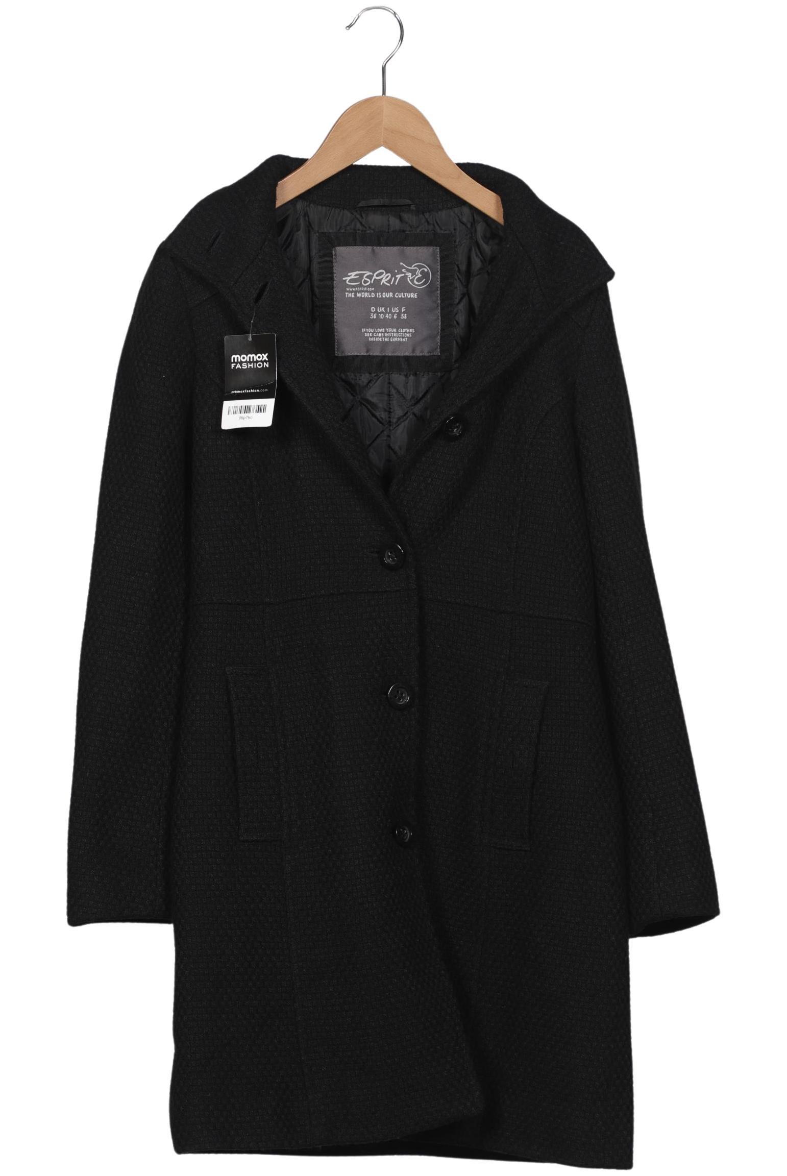 

Esprit Damen Mantel, schwarz, Gr. 38