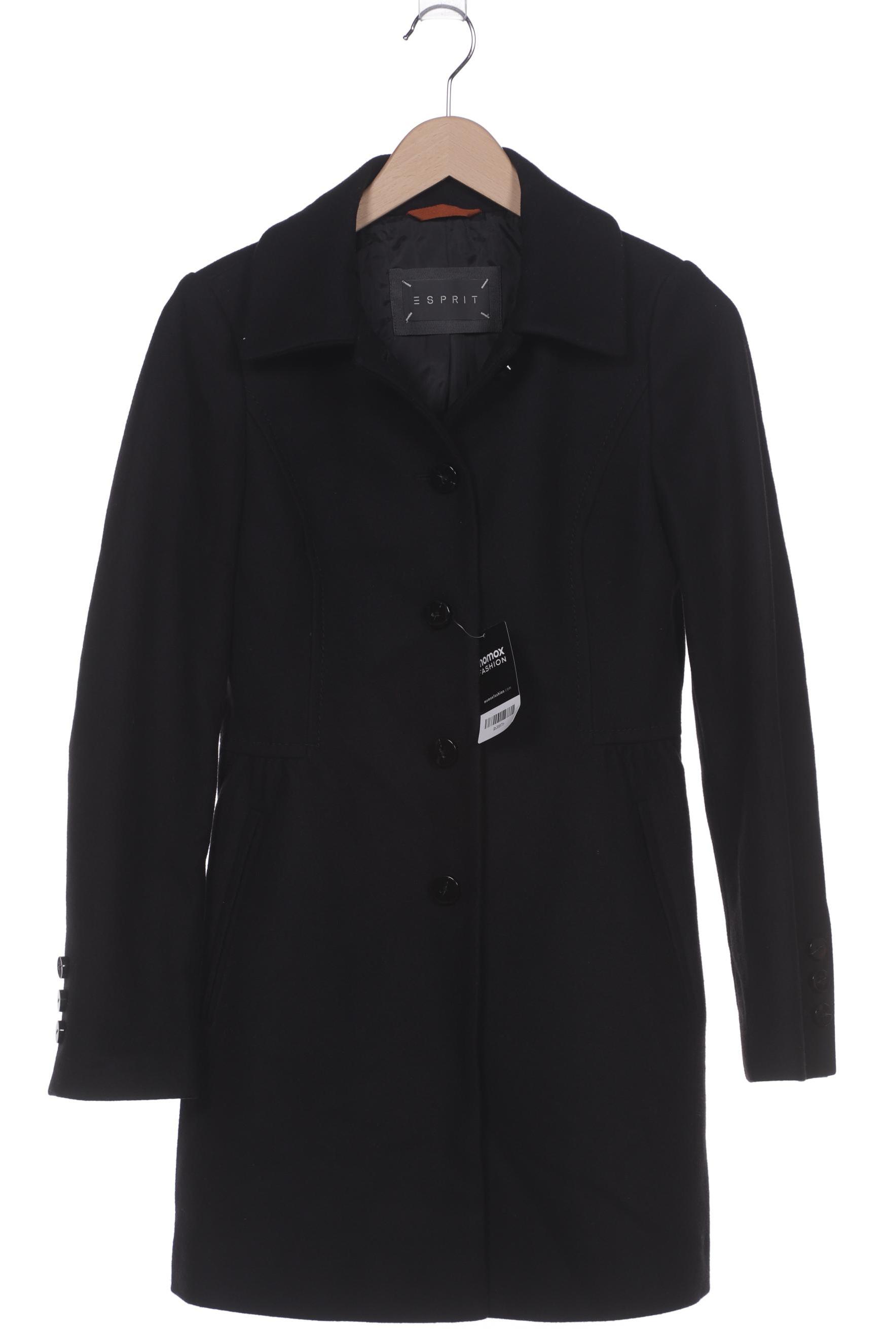 

Esprit Damen Mantel, schwarz, Gr. 34