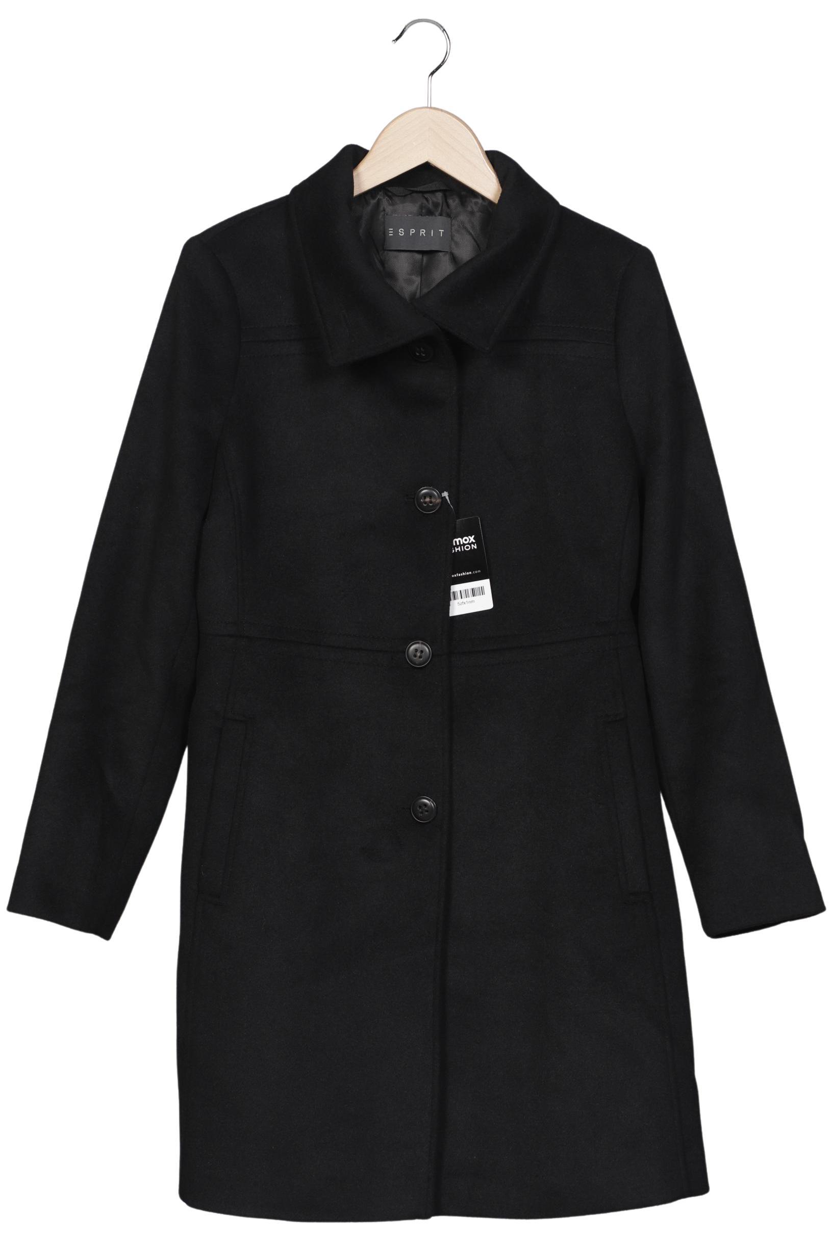 

Esprit Damen Mantel, schwarz, Gr. 38