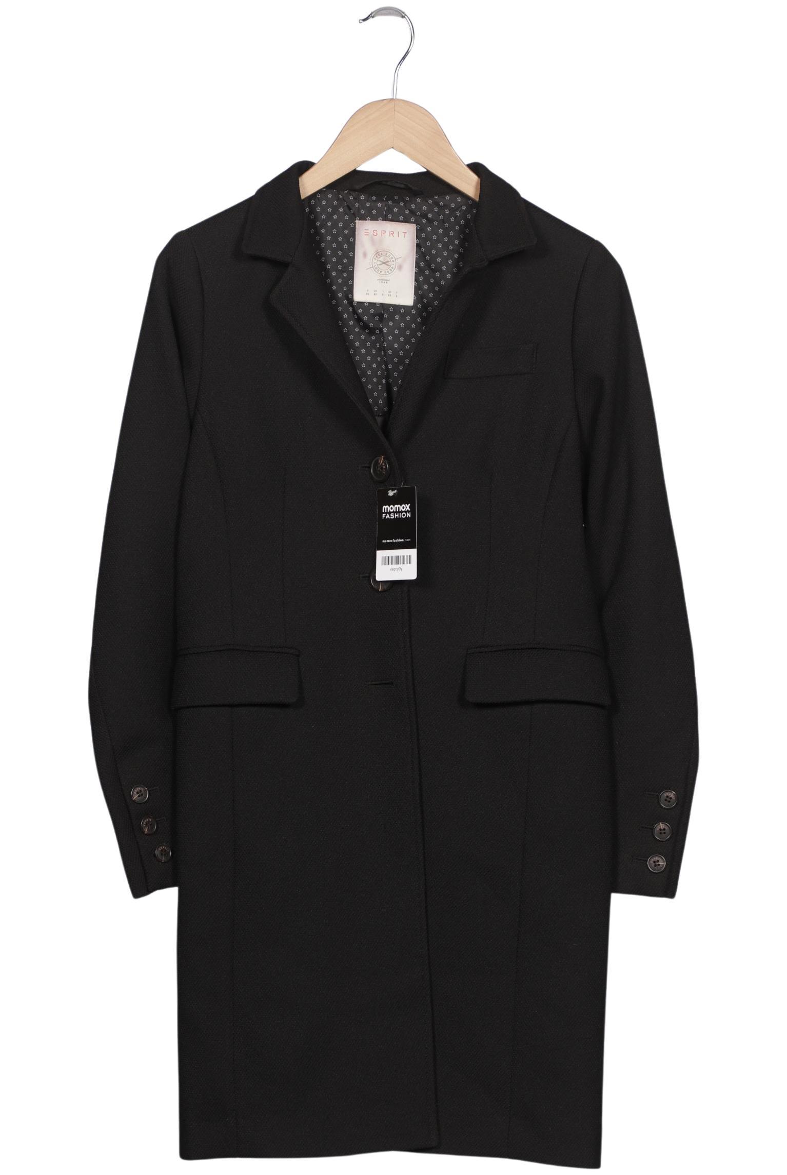 

Esprit Damen Mantel, schwarz, Gr. 34